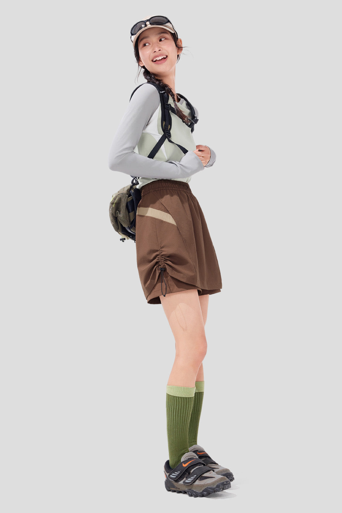 Trek Women's Quick Dry Utility Skort UPF 50+ Sun Protection - Perfect for Hiking, Golf & Outdoor Activities