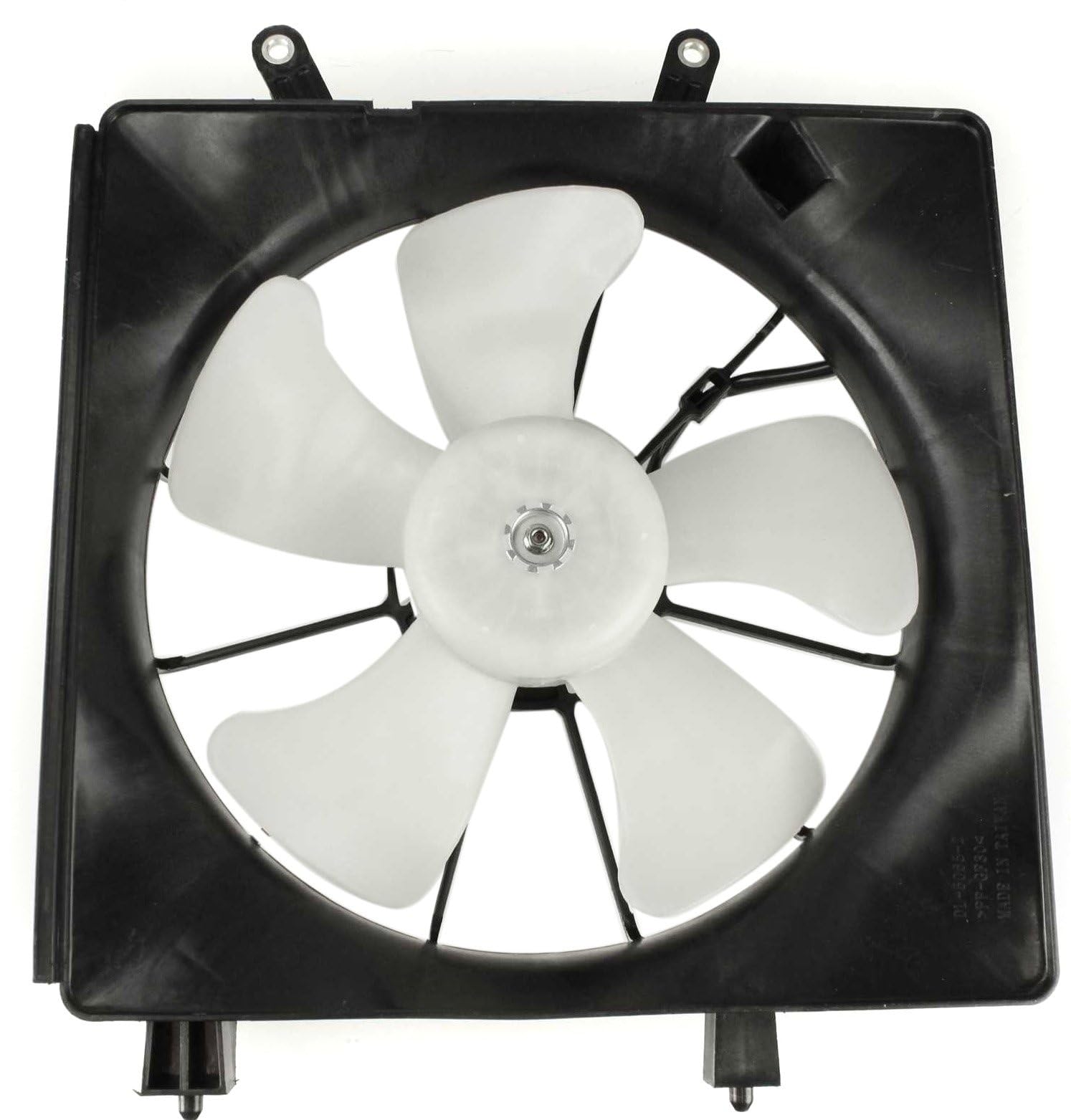 Go-Parts Radiator Fan Shroud Assembly - Right (Passenger) Side Compatible with 2001-2005 Honda Civic 1.7L (Non-Hybrid) | Denso Type Replacement Part | Perfect for Engine Cooling System Repair & Maintenance