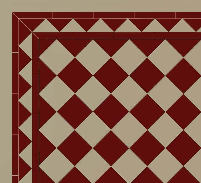 Winckelmans Granitklinker Red/Light Gray 15x15 cm - Premium Granite Tiles for Kitchen Backsplash, Bathroom & Outdoor Flooring