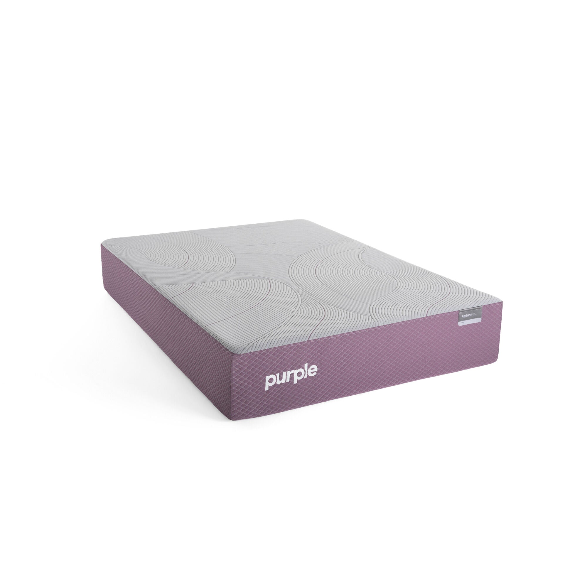 Purple RestorePlus Firm Mattress - Premium Support for Back Pain Relief & Pressure Relief - Perfect for Side, Back & Stomach Sleepers - Bedroom, Guest Room & Dorm Essentials