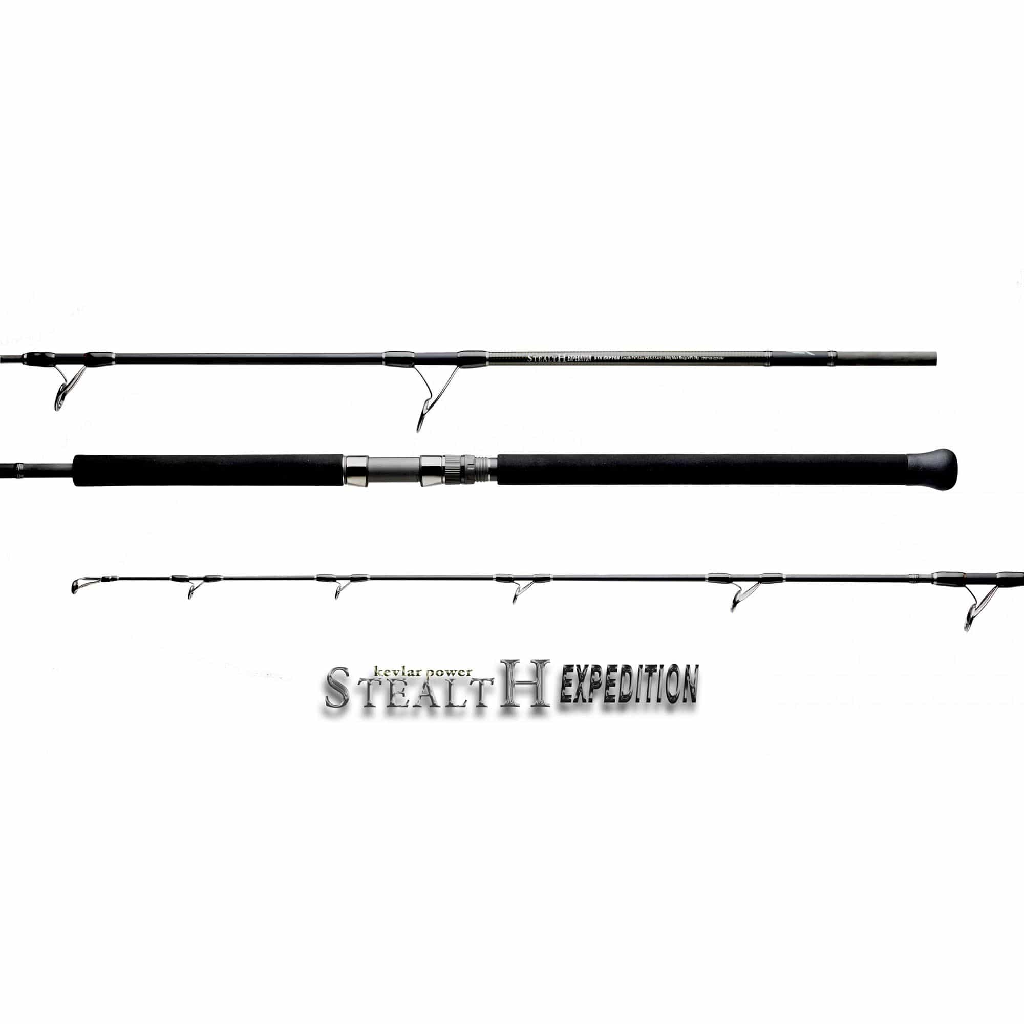 Temple Reef Stealth Expedition Travel Fishing Rods - Lightweight & Portable for Saltwater & Freshwater Fishing Adventures