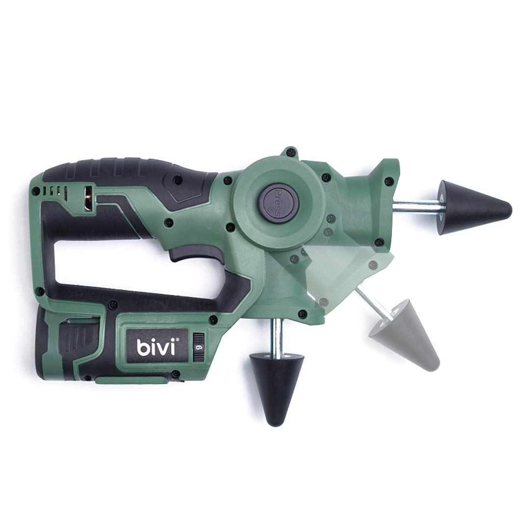 BIVI Deep Tissue Massage Gun - Handheld Percussion Massager for Muscle Recovery, Trigger Point Relief & Sports Therapy - Perfect for Athletes, Gym Workouts & Post-Exercise Recovery
