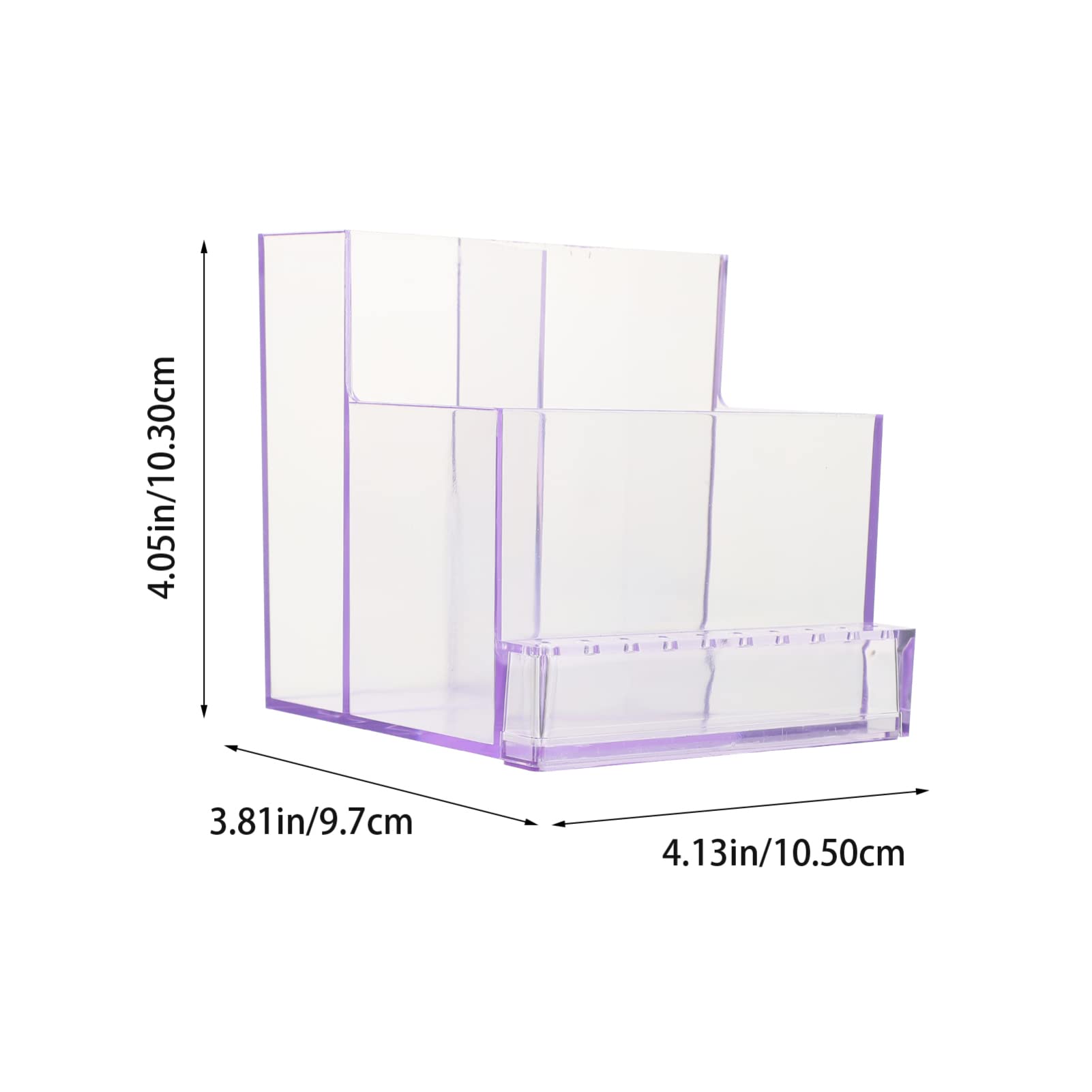 Professional Nail Drill Bits Holder & Organizer - Minkissy Electric Nail Drill Storage Case with Hole Filler | Durable Plastic Nail Art Tool Box for Salon, Home Manicure & Professional Use