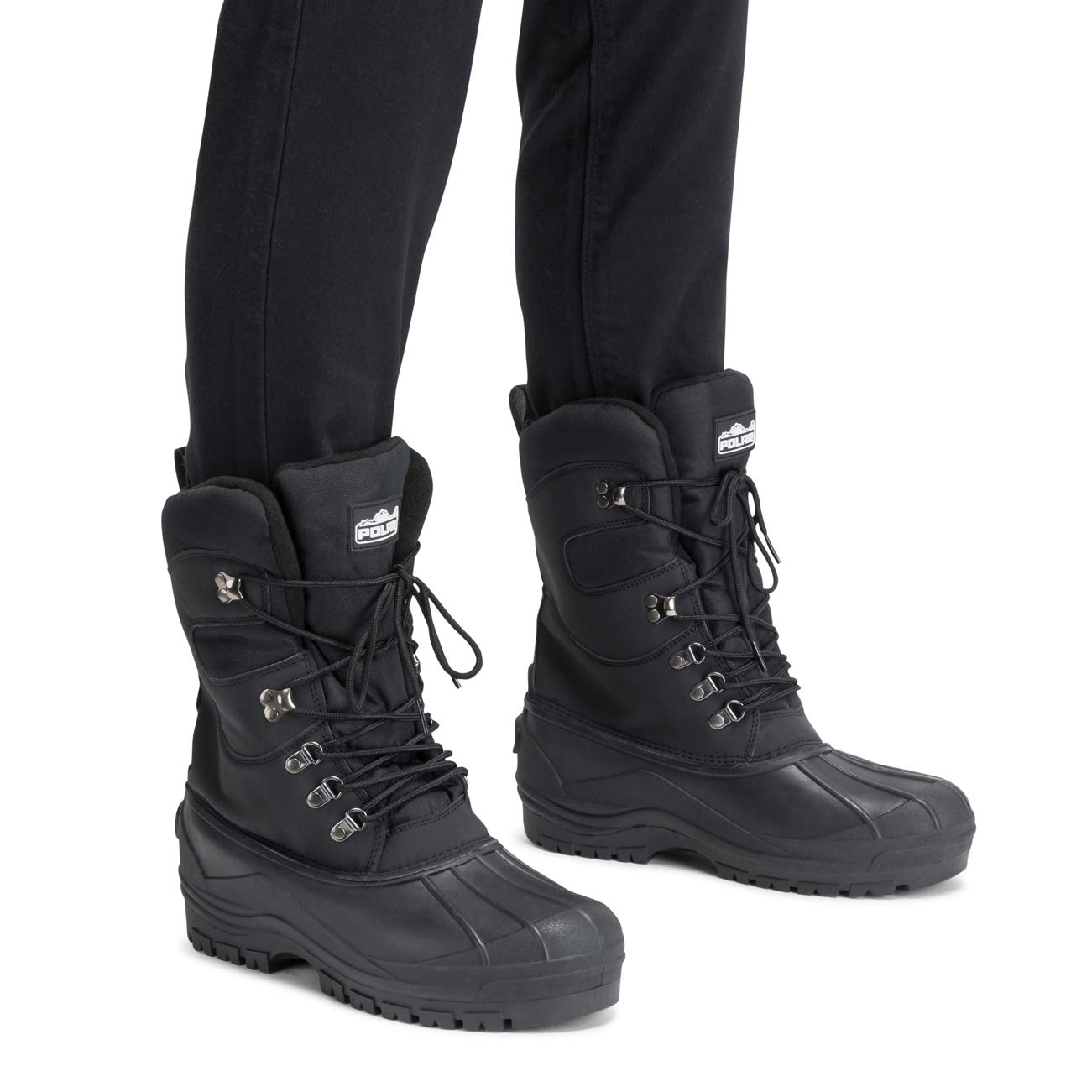 Men's Waterproof Snow Boots - Thermal Hiking Shoes for Winter Outdoor