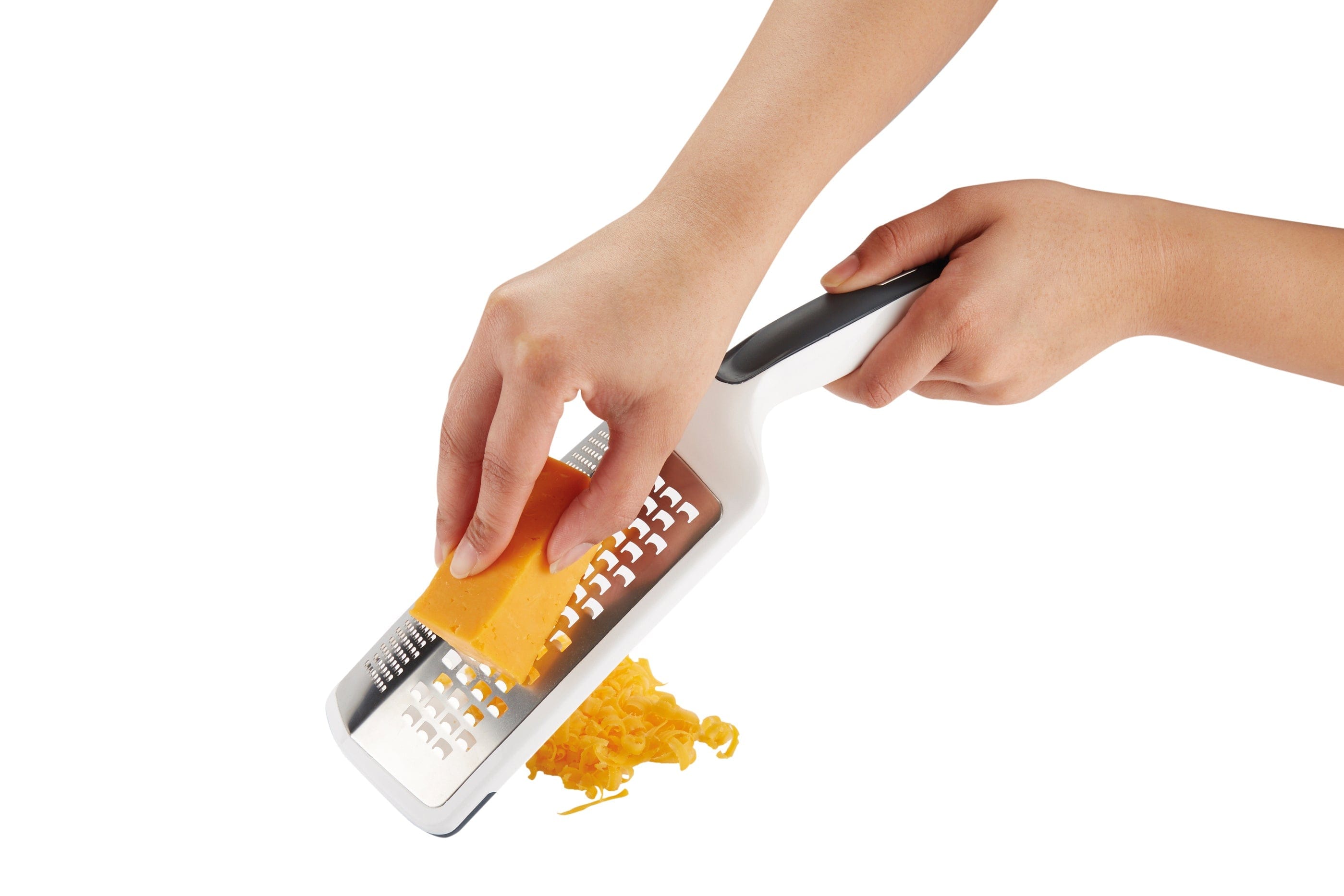 Zyliss Smooth Glide Dual Grater - Stainless Steel Kitchen Grater for Cheese, Vegetables & Fruits - Perfect for Cooking, Baking & Meal Prep