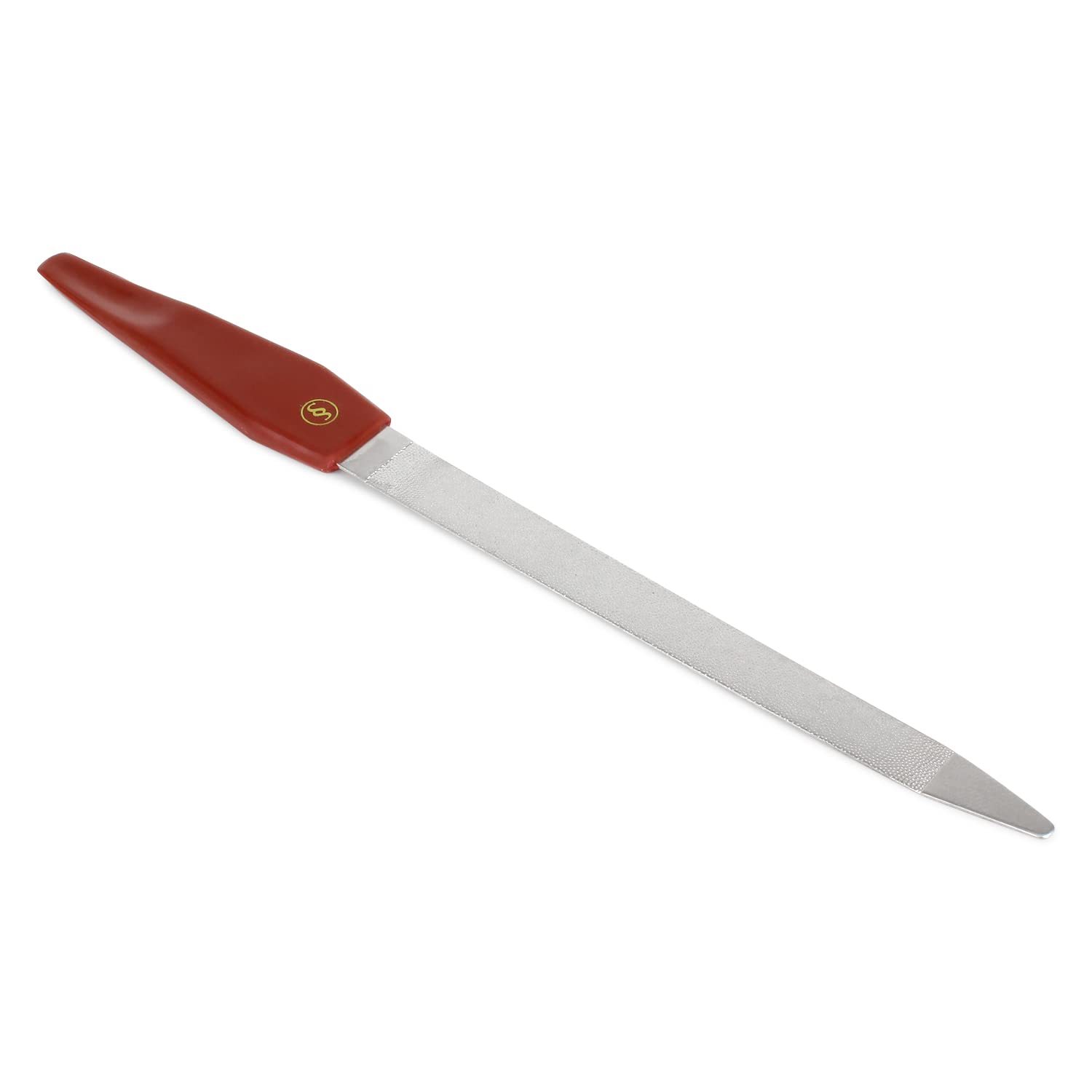 Bare Essentials Professional Nail File 16.5cm (6.5 Inch) - Long Emery Board for Natural & Artificial Nails - Perfect for Manicures, Pedicures & Nail Care at Home or Salon