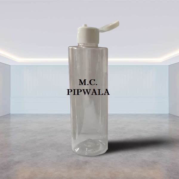 M.C. PIPWALA 200ml Empty Clear Plastic Bottles - Leak Proof Squeeze Containers for Cosmetics, Travel, Toiletries, DIY & Essential Oils (Pack of 6) - Perfect for Salon, Home, Gym & On-the-Go Use