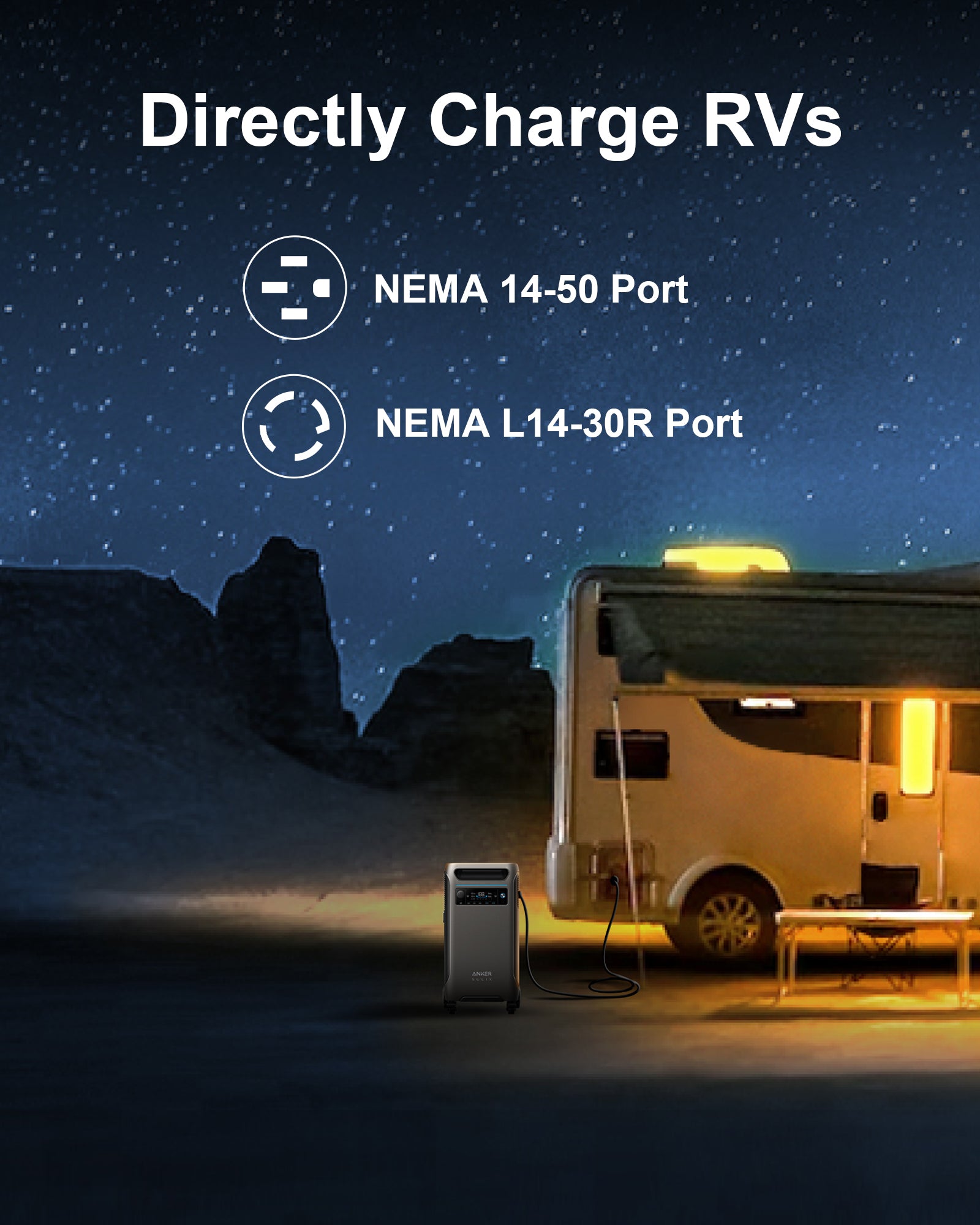 Anker SOLIX F3800 Portable Power Station 3840Wh 6000W - Solar Generator for Home Backup, Camping, RV & Emergency Power Supply | Fast Charging & Quiet Operation