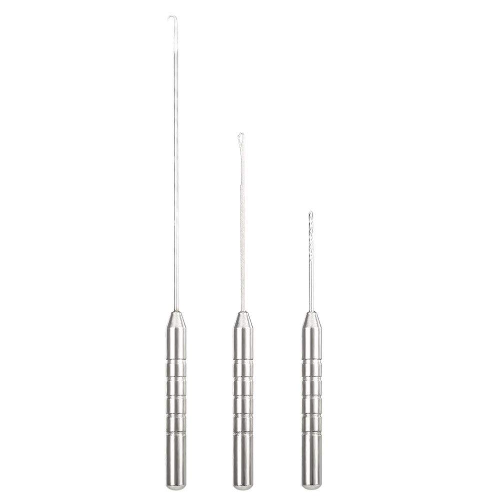 3-Piece Fishing Bait Needle Combo Set - Professional Carp Fishing Rig Drill & Swinger Driller Tool Kit for Anglers | Perfect for Freshwater Fishing, Bait Rigging & Carp Angling