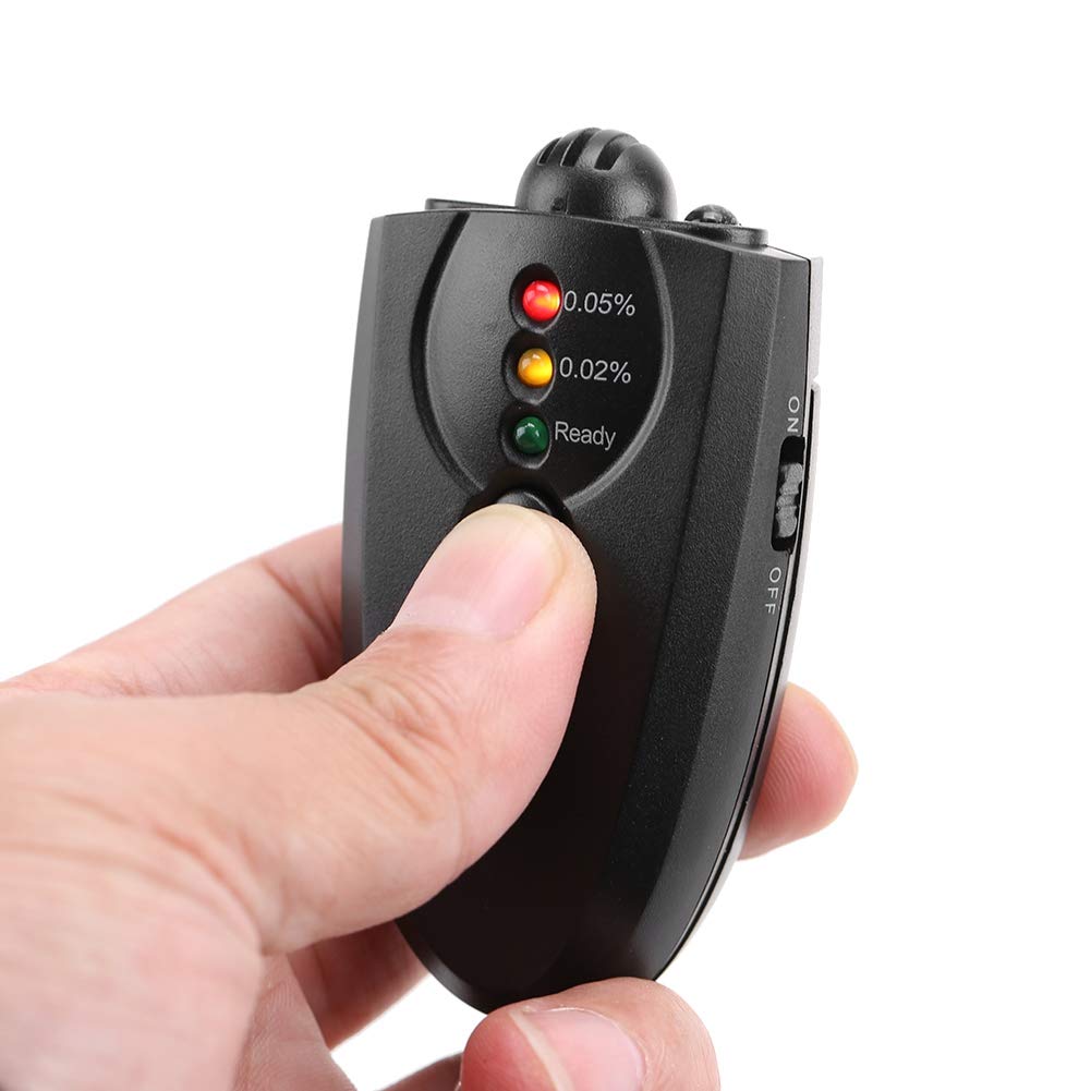Professional Keychain Breathalyzer - High Accuracy Portable Alcohol Tester with LED Display | Perfect for Personal Safety, Workplace Testing & Nightlife Scenes