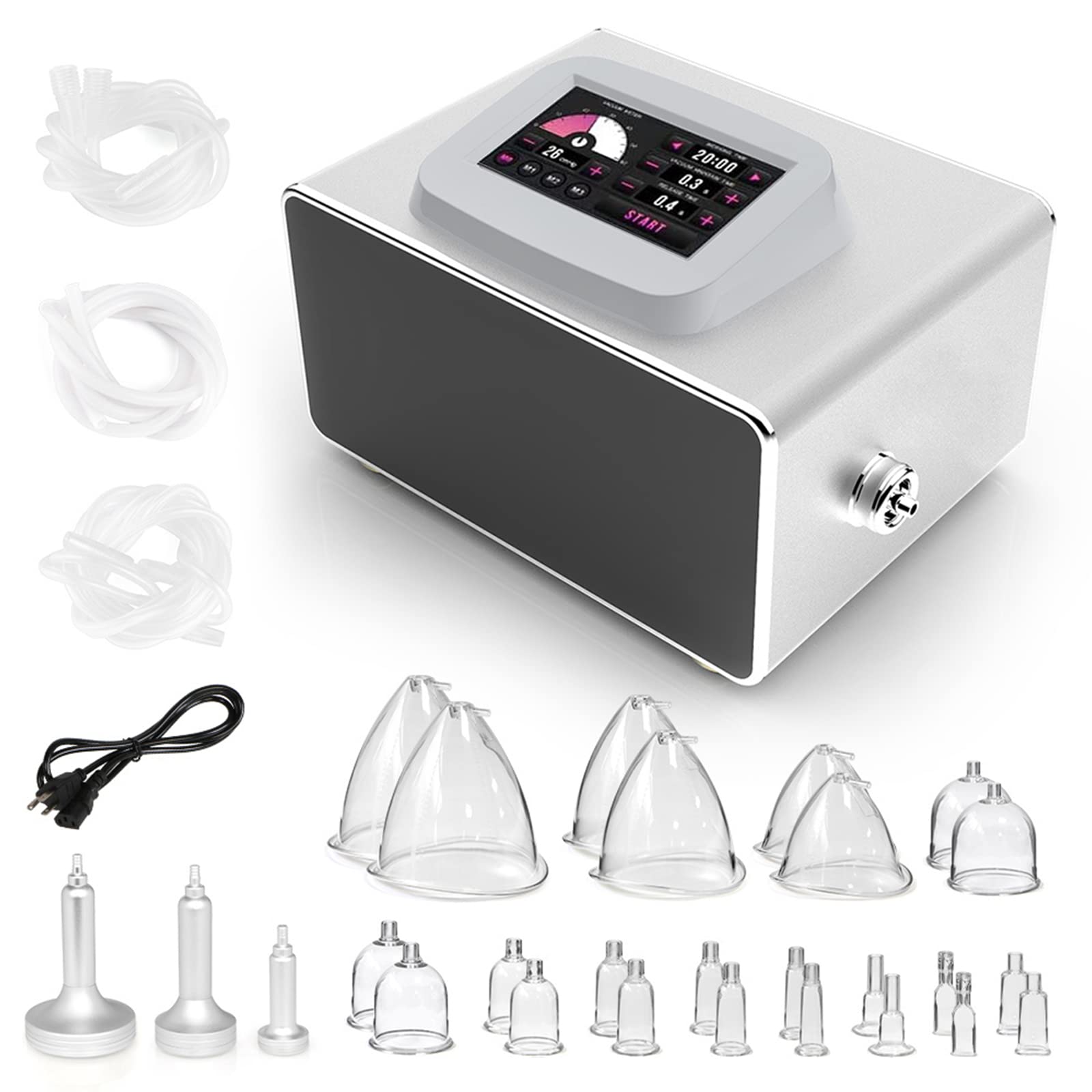 Professional Vacuum Therapy Machine for Body Shaping & Massage - Multifunctional Cupping Therapy Kit with Touch Screen LCD Display - Perfect for Home Spa, Cellulite Reduction & Muscle Recovery