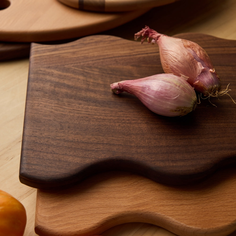 Eco-Friendly Zero Waste Cutting Boards for Kitchen - Sustainable Wooden Chopping Boards for Fruits, Vegetables & Meat - Perfect for Home Cooking & Meal Prep