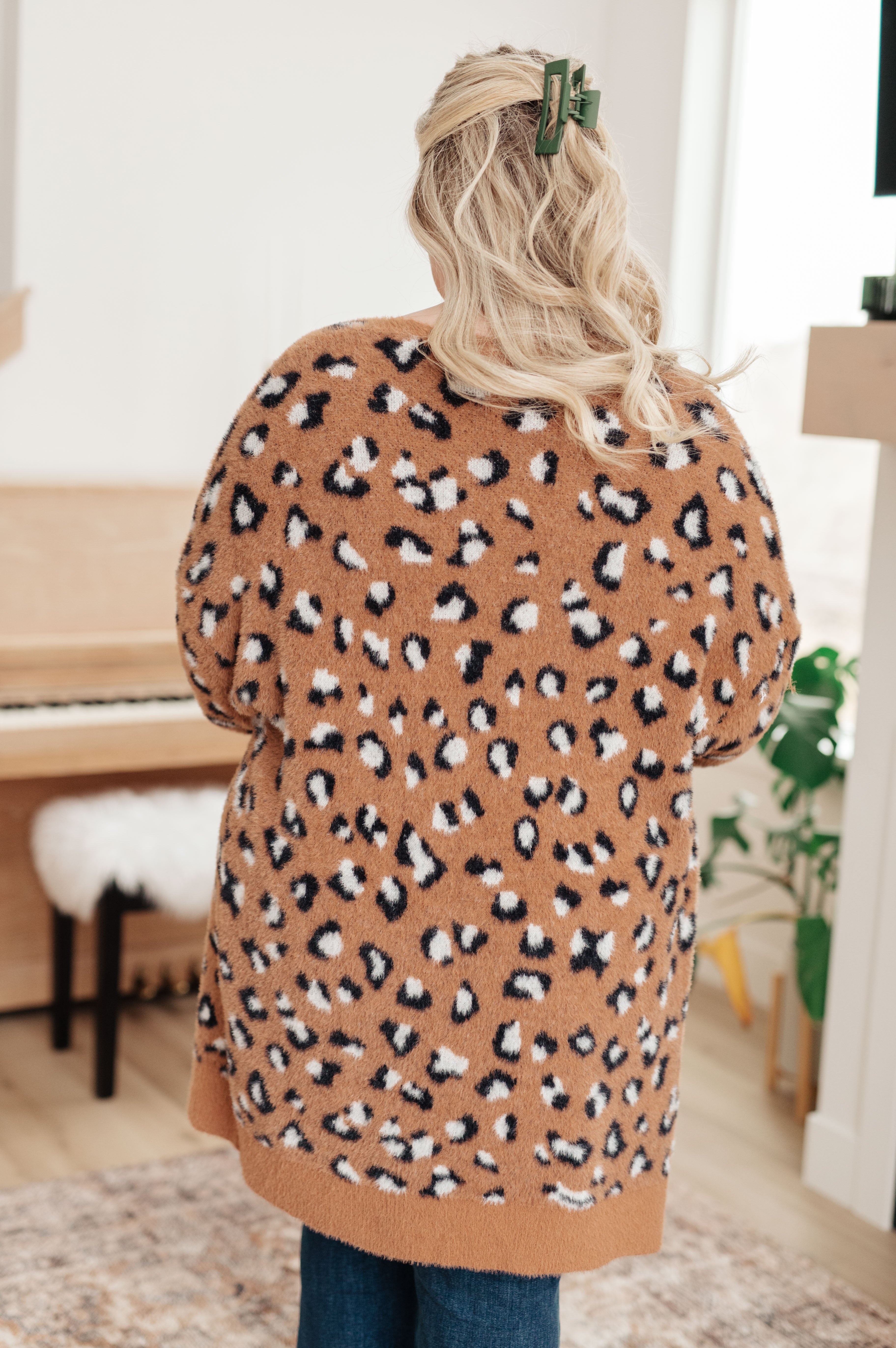 Animal Instinct Longline Cardigan for Women - Cozy Open Front Knit Sweater | Perfect for Fall Layering, Casual Outfits & Coffee Dates