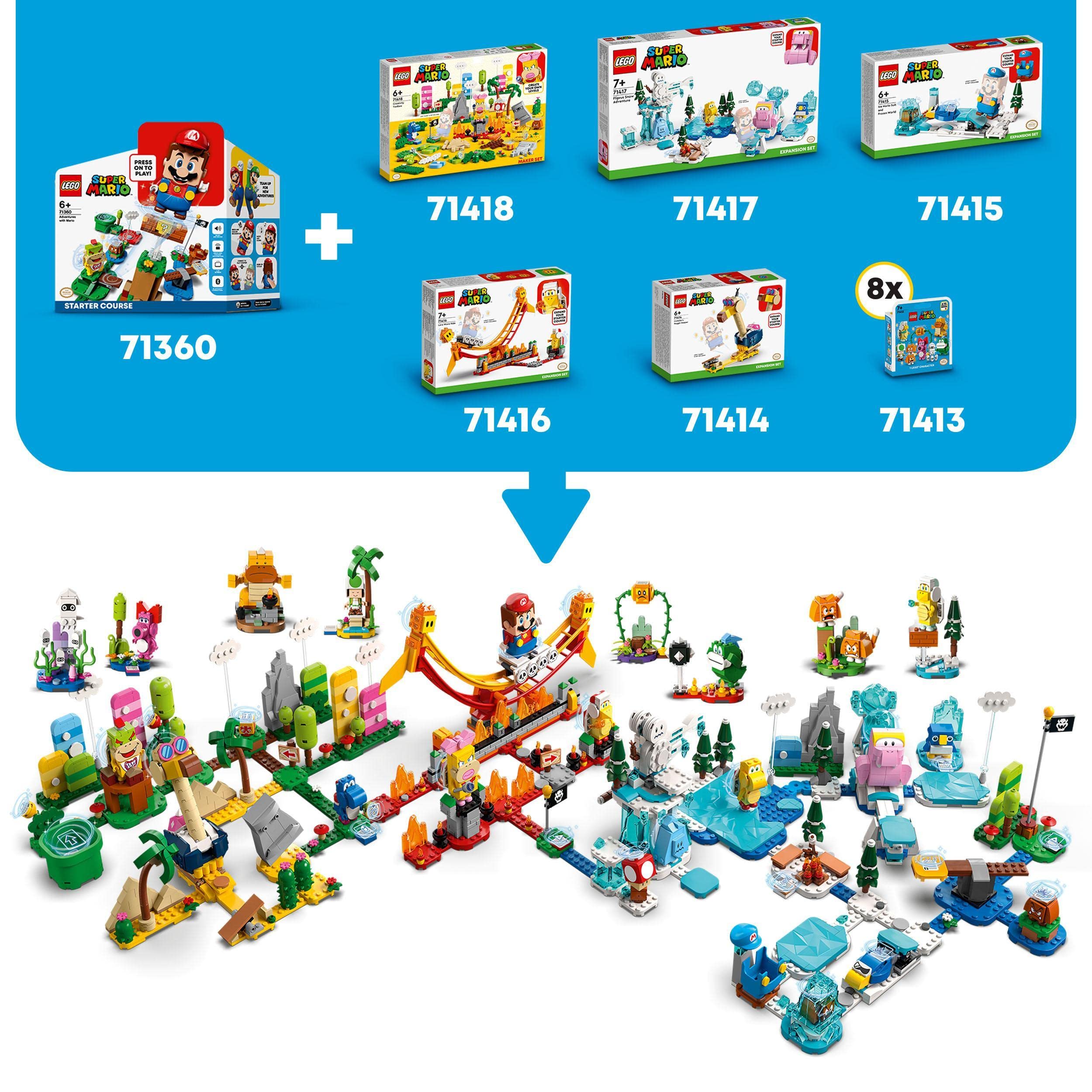 LEGO Super Mario 71413 Character Pack Series 6 - Collectible Mini Figures for Kids & Adults, Compatible with Starter Pack & Expansion Sets (Random 1 Figure) - Perfect for Gift Giving, Birthday Parties & Mario Fan Collections