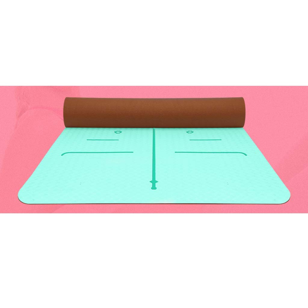 Viinice TPE Non-Slip Thickened Yoga Mat for Women - 3-Piece Set for Home, Gym & Fitness | Beginner-Friendly Exercise Mat for Yoga, Pilates & Workout Sessions