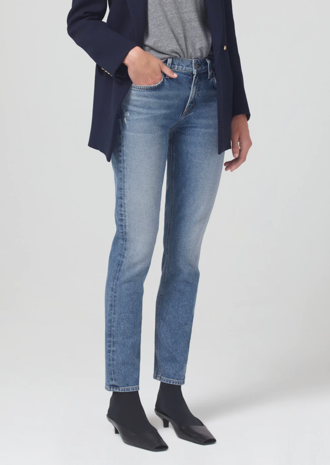 INGA Low Rise Slim Fit Jeans for Women - Trendy Stretch Denim Pants | Perfect for Casual Wear, Office & Night Out