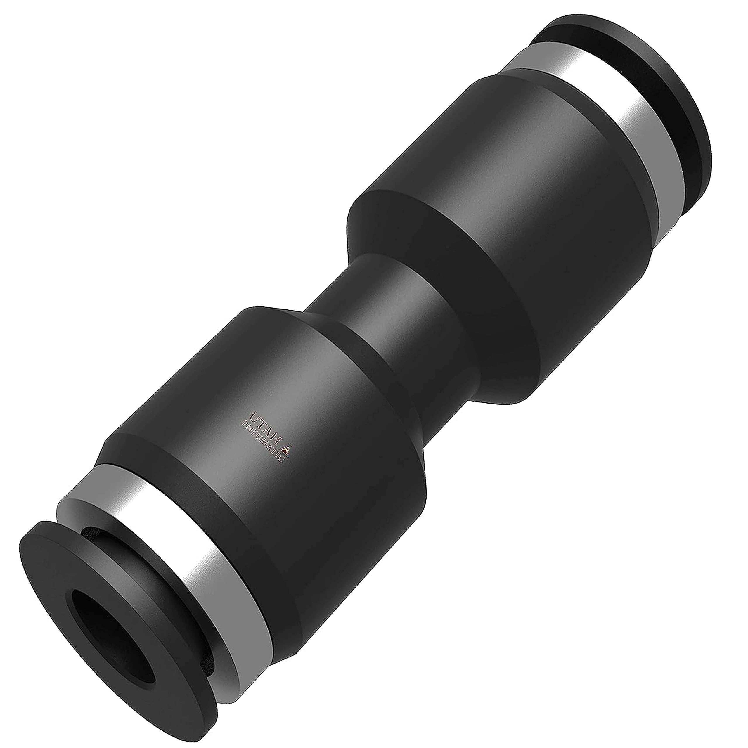 1/4 Inch Push to Connect Air Fittings - Straight Quick Connect Pneumatic Couplers for Air Hose (5 Pack) - Ideal for Air Compressors, Pneumatic Tools, and DIY Projects