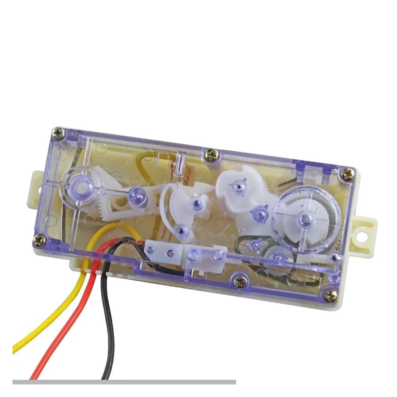 3-Wire Long Washing Machine Timer Switch for Semi-Automatic Double Drum Washers - Replacement Part for Washing Machine Repair - Perfect for Laundry Rooms and Home Appliance Maintenance