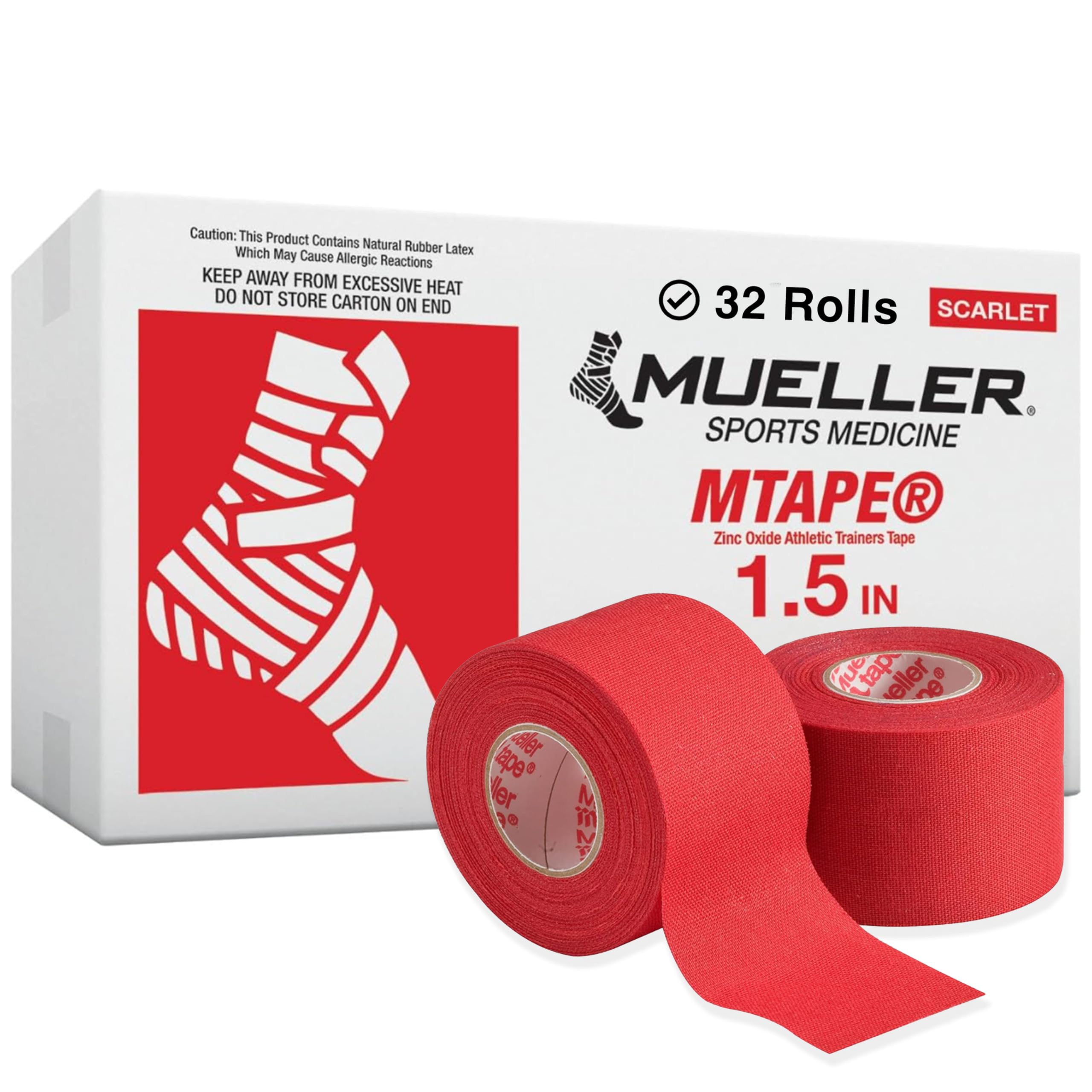 Mueller Sports Medicine MTape Athletic Tape Rolls Team Pack - 1.5