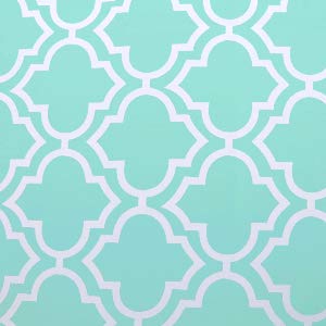 Turquoise Geometric