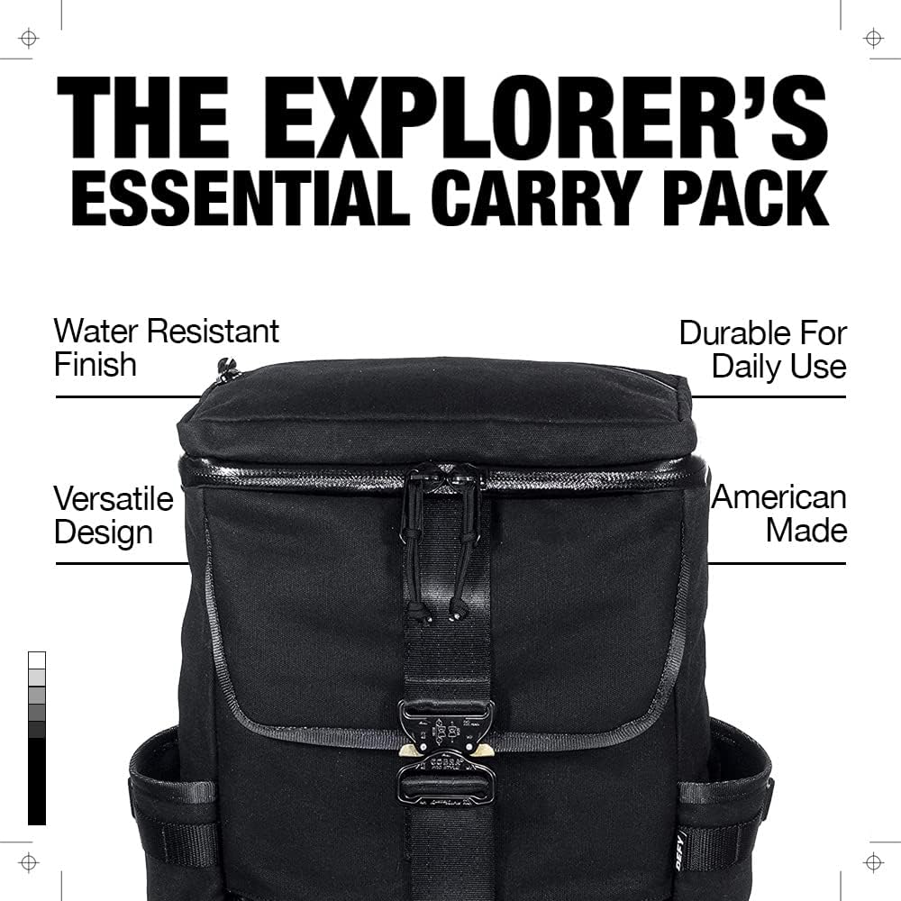 DEFY Menace Backpack 2.0 - Waxed Canvas 18L Utility Backpack for Men with 16