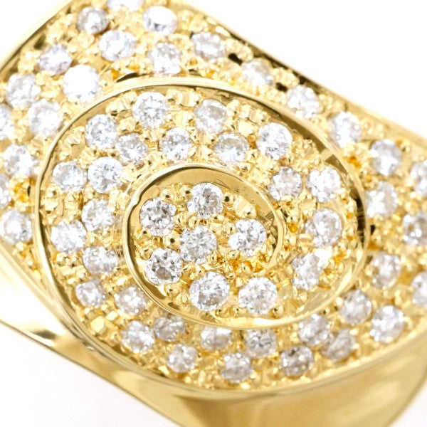 18K Yellow Gold Diamond Ring for Women - Elegant Wedding, Engagement & Anniversary Jewelry Gift - Perfect for Special Occasions & Everyday Luxury