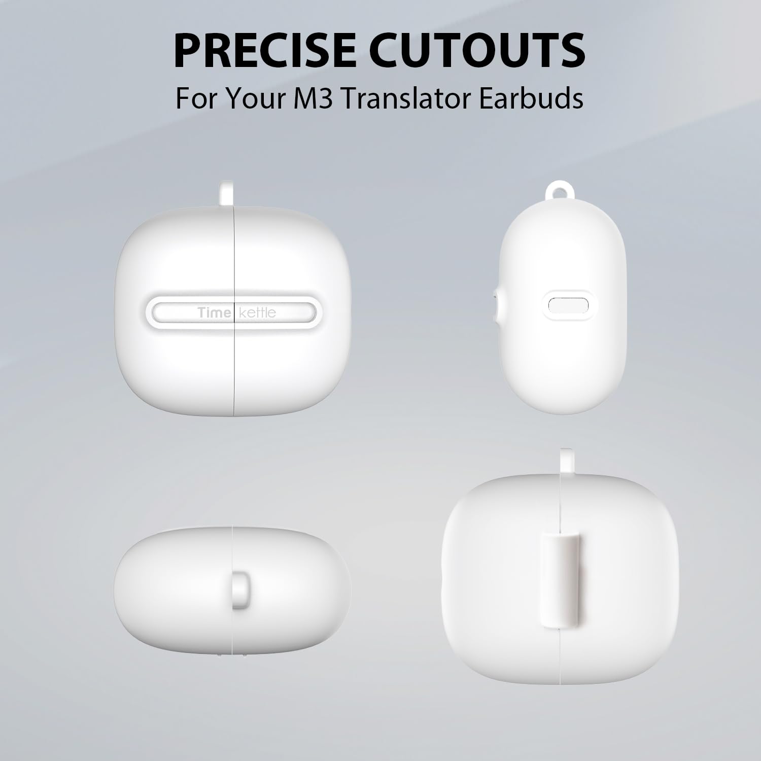 Timekettle M3 AI Language Translator Earbuds - 2-Way Real-Time Translation Device with App for 40 Languages & 93 Accents | Includes Protective Case | Perfect for Travel, Business Meetings & Language Learning