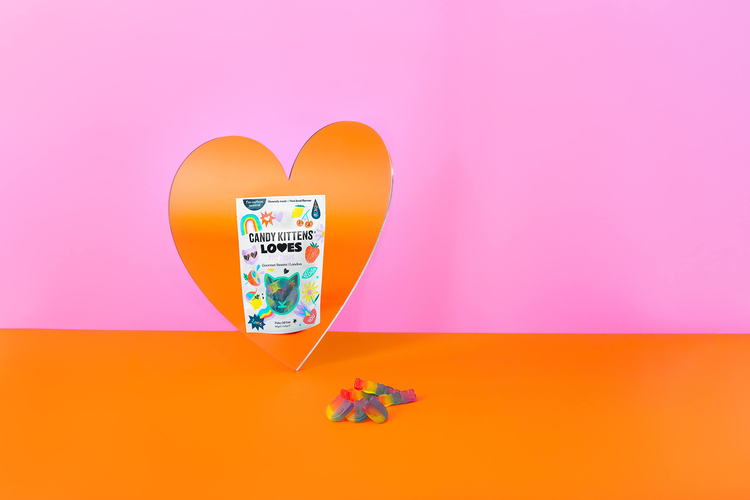 CANDY KITTENS Love Sweets 140g - Perfect for Gifts & Parties