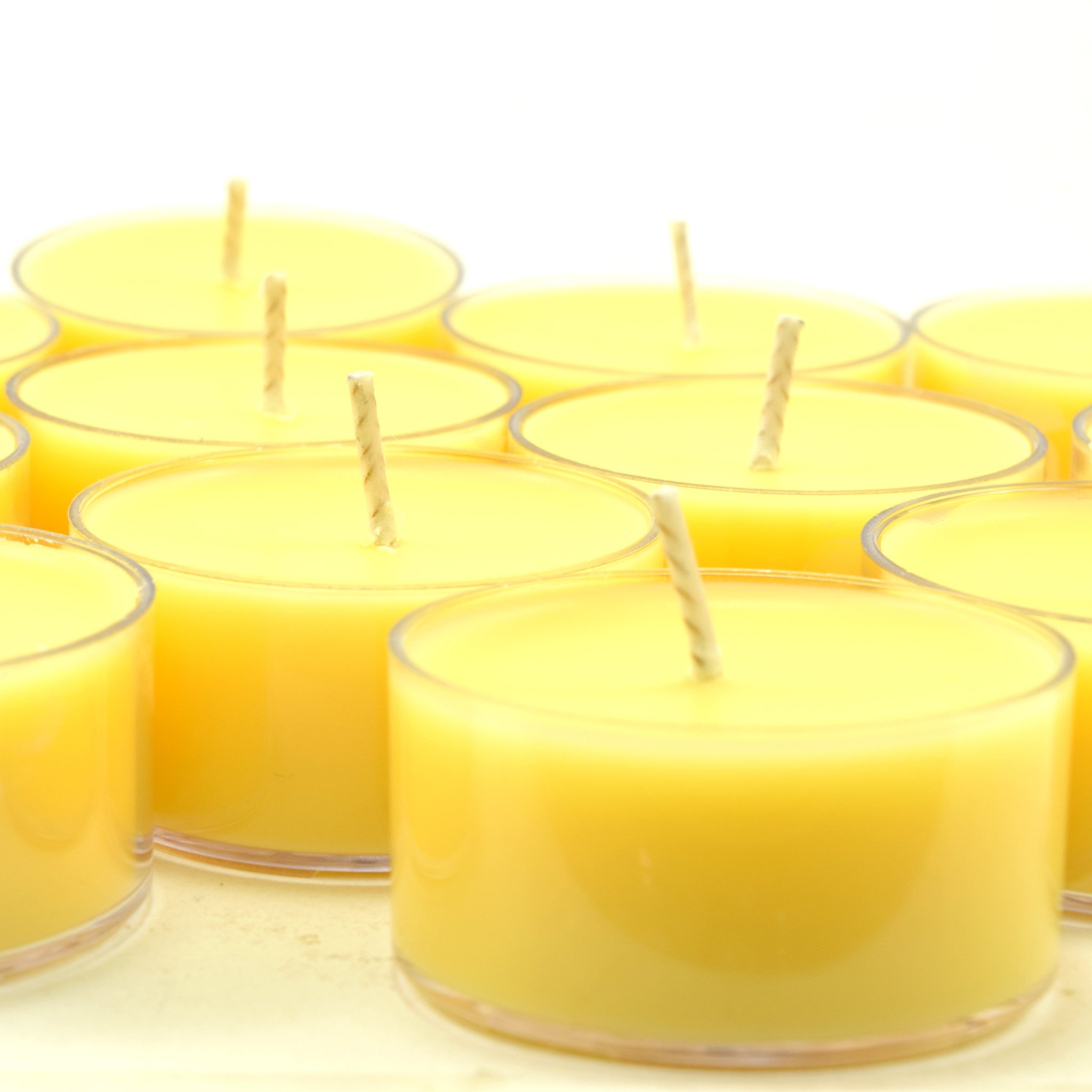 Honeysuckle Jasmine Scented Soy Beeswax Tealight Candles - 12 Pack Handmade in USA | Floral Spring Aromatherapy Candles for Relaxation, Meditation & Home Decor