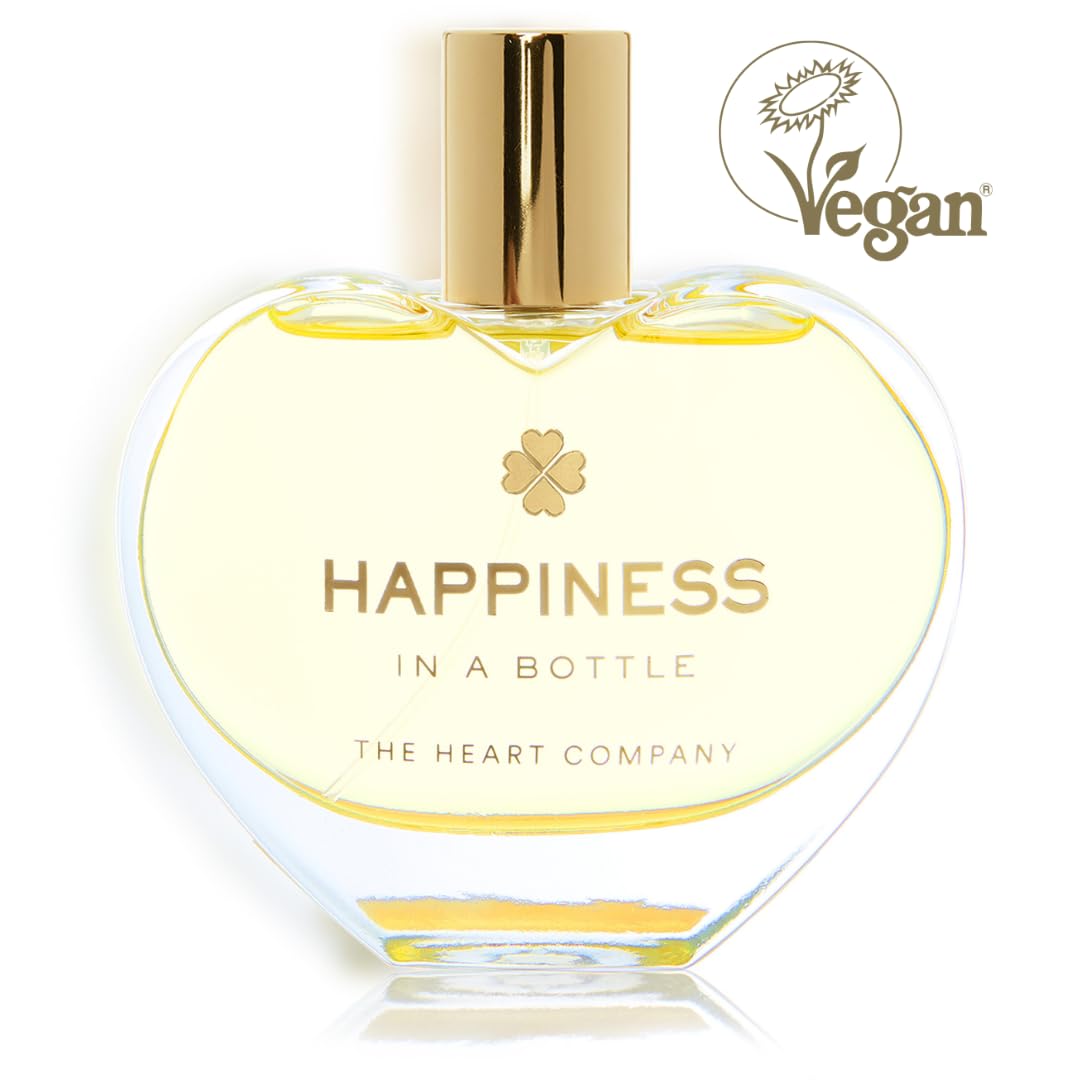 Happiness in a Bottle - Citrus Perfume for Women | Vegan Eau de Parfum with Bergamot & Essential Oils | 75ml (2.5 fl oz) Fresh Floral Scent | Perfect for Daily Wear, Office & Date Nights