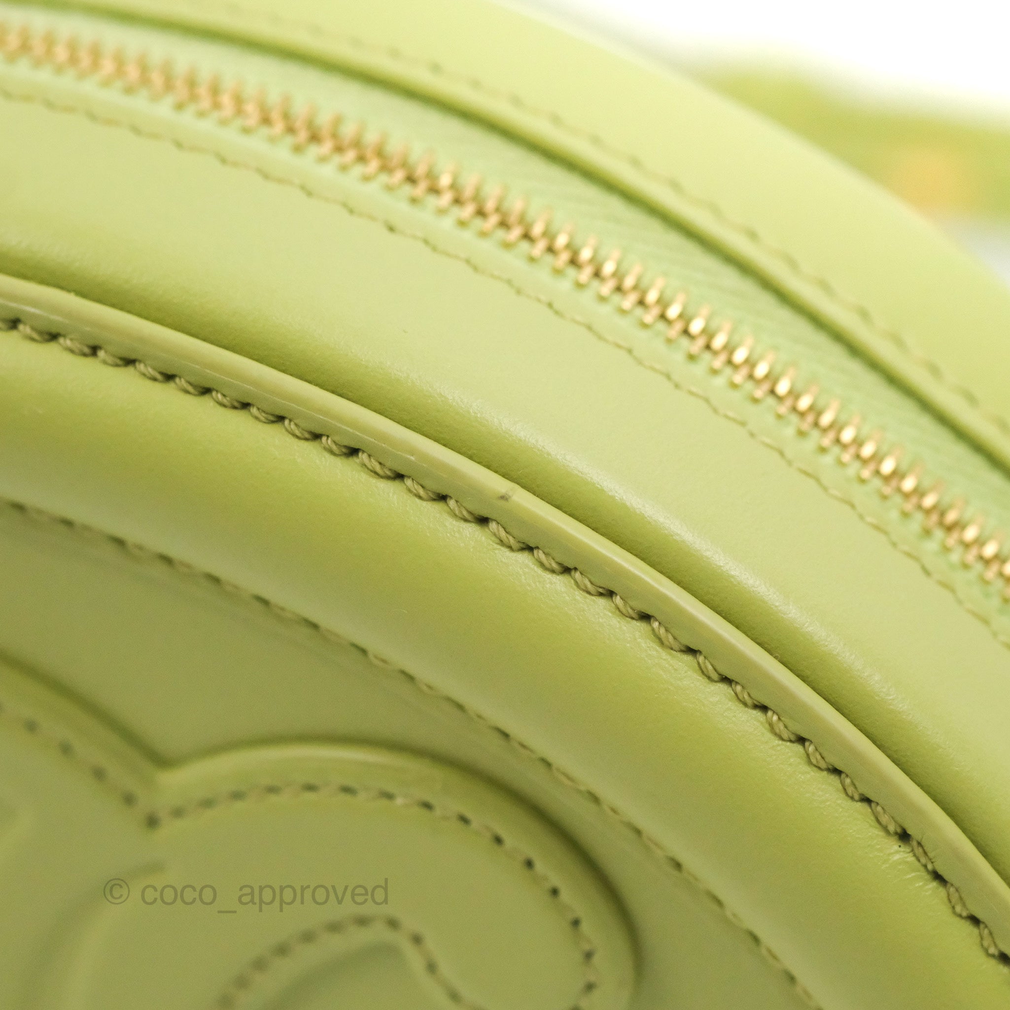 Celine Triomphe Green Calfskin Oval Shoulder Bag - Luxury Leather Handbag for Women | Perfect for Work, Travel & Evening Events