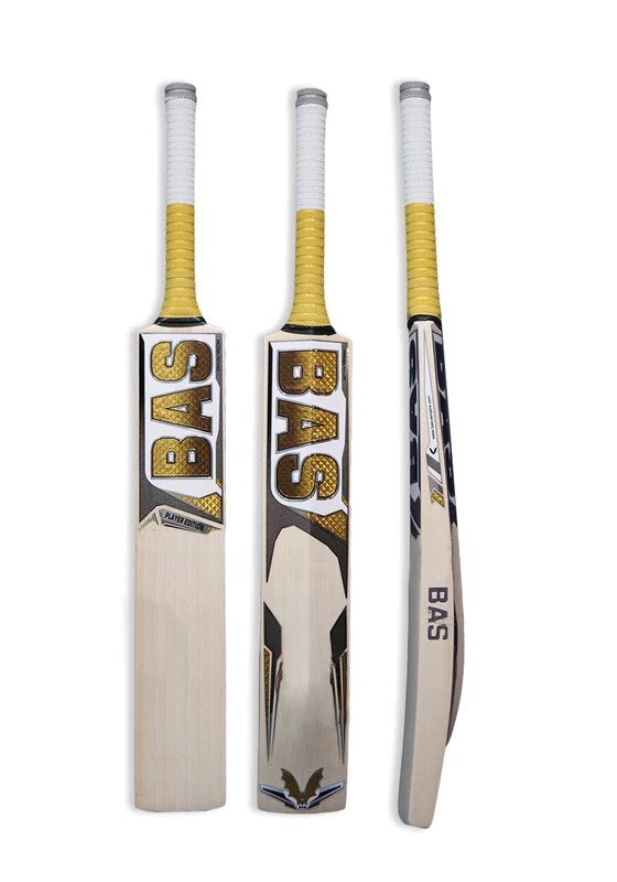 BAS Vampire Players Edition English Willow Cricket Bat - Premium Quality for Professional & Amateur Players - Perfect for Matches, Training & Practice Sessions