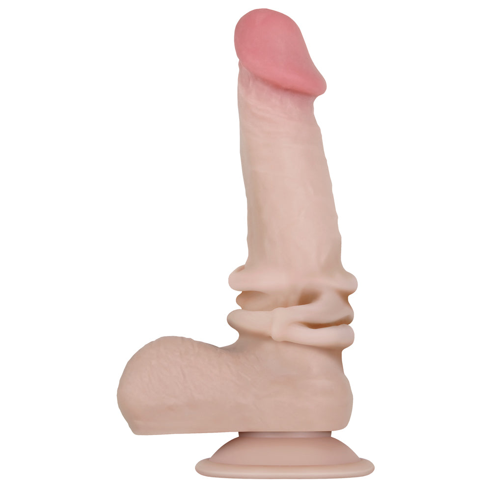 Evolved Flex Skin Poseable 7.75 Inch Realistic Dildo - Premium Silicone Adult Toy for Couples & Solo Play