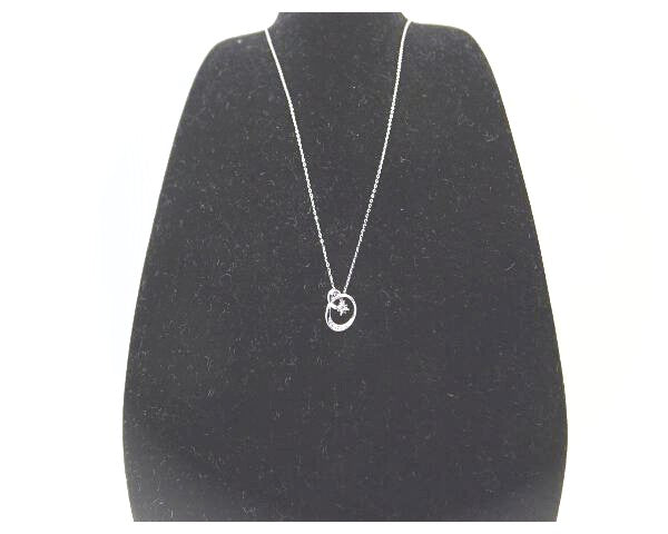 18K White Gold Diamond Necklace for Women - Luxury Pendant Jewelry Gift for Anniversary, Valentine's Day & Special Occasions - Perfect for Weddings, Parties & Date Nights