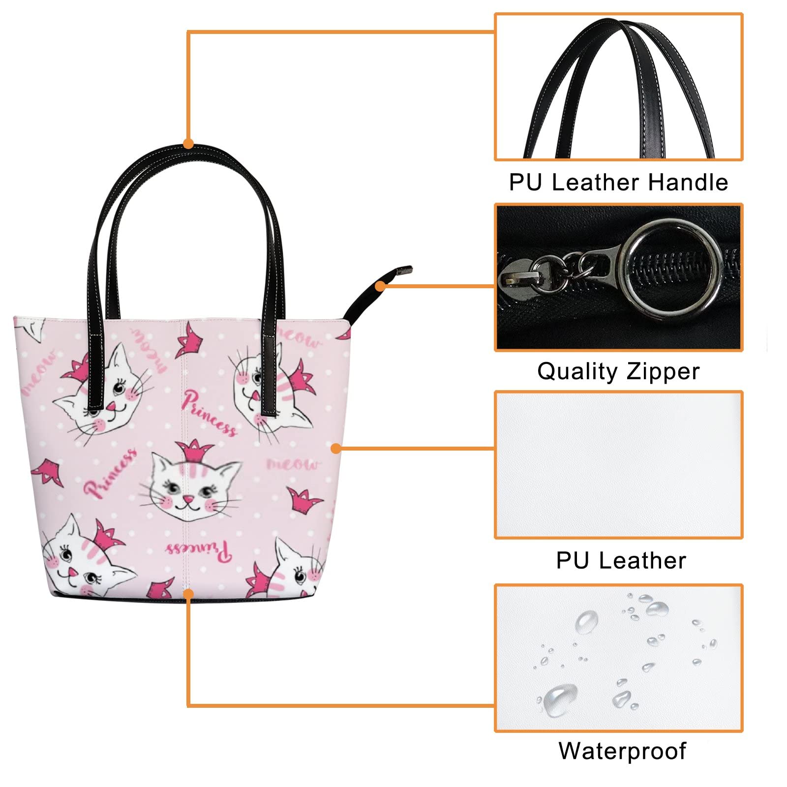 Premium Genuine Leather Tote Bag for Women - Stylish Crossbody Handbag, Spacious Work Tote - Perfect for Office, Travel & Daily Commute