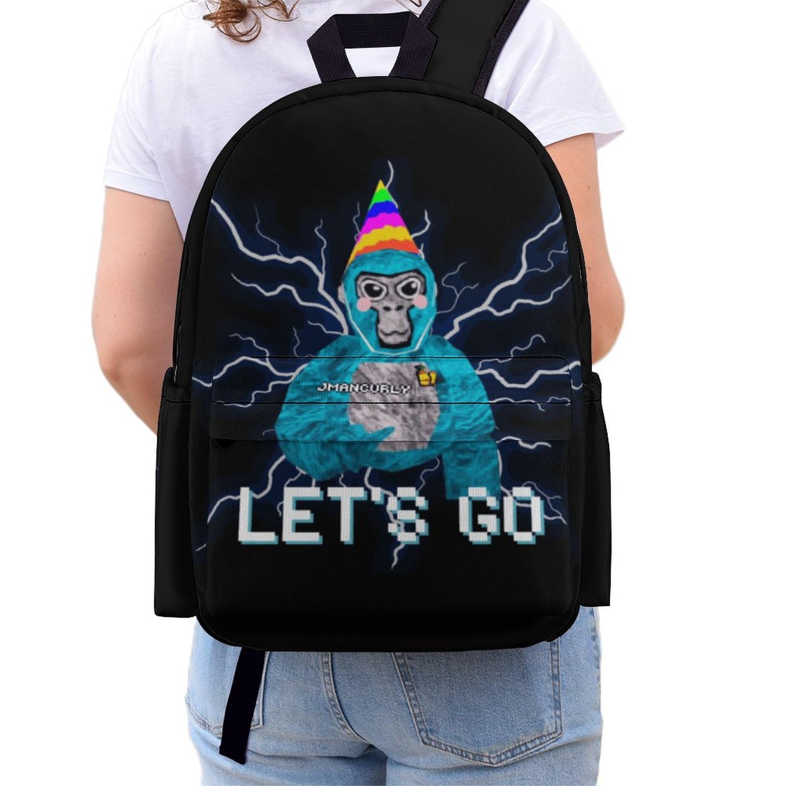 Stylish Game Backpacks - Durable Travel Daypack & Laptop Bag for Women & Men - Perfect for Gaming, Work, School & Outdoor Adventures