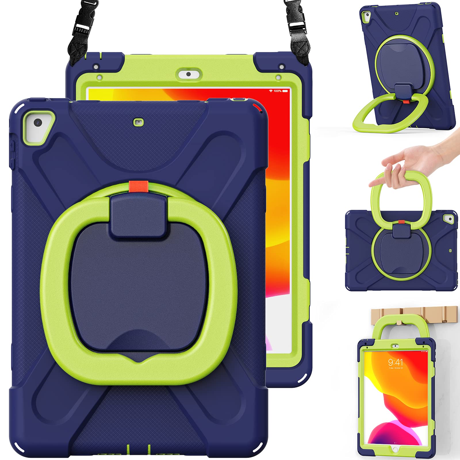 BRAECN Shockproof Rugged Case for iPad 9.7