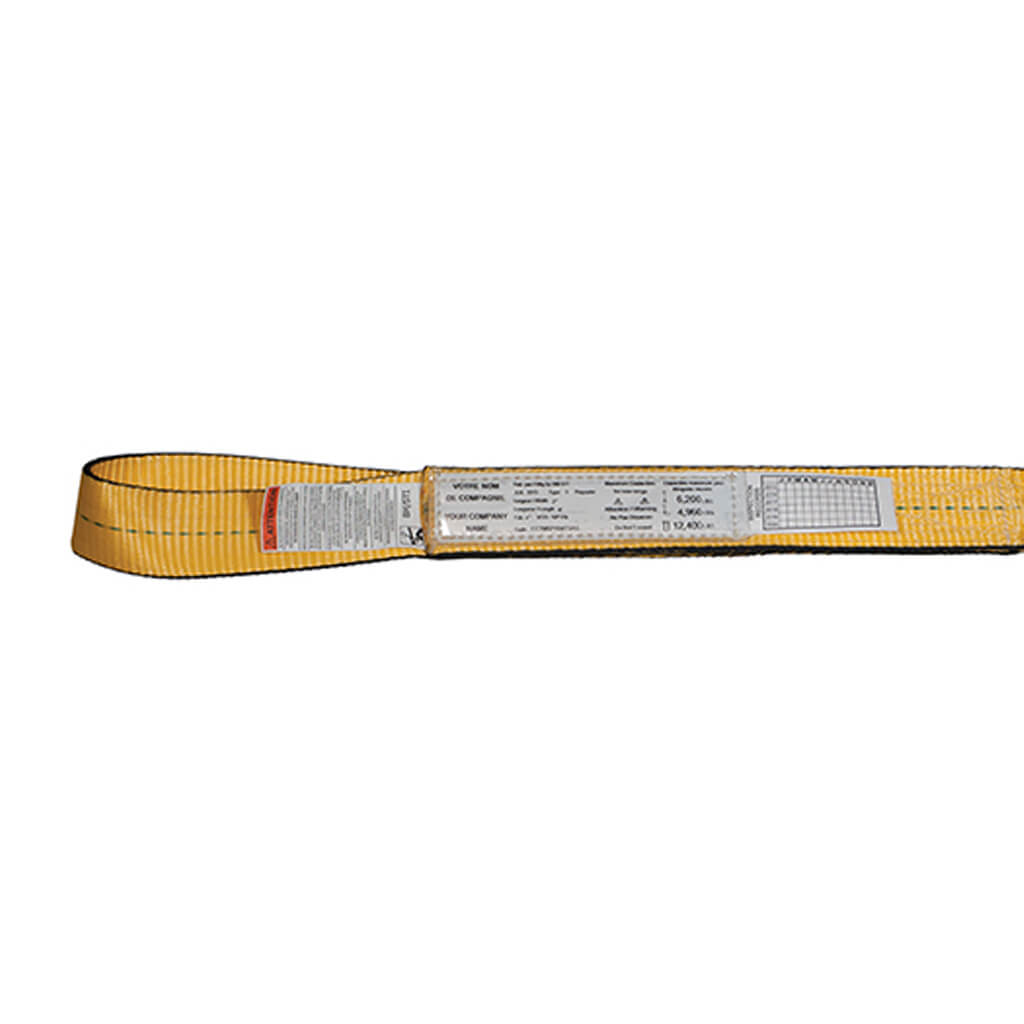 Ben Mor EE2 903Y16T3 3-Inch x 16-Foot 2-Ply Type 3 Synthetic Web Sling - Heavy-Duty Lifting & Rigging for Construction, Warehouse & Industrial Use
