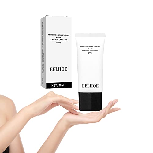 Skin Tone Adjusting CC Cream SPF 43 - Self-Adjusting Full Coverage Foundation for Mature Skin, Long-Lasting Blemish Concealer (3-Pack, Natural) - Perfect for Daily Wear & Special Occasions