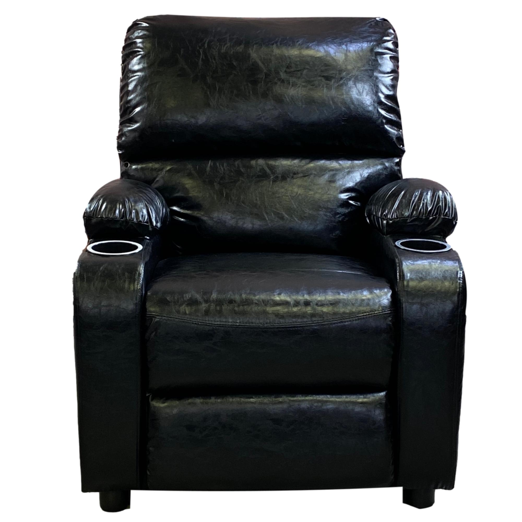 Premium 710 Gaming Theater Recliner Chair - Black | Ergonomic Design for Ultimate Comfort | Perfect for Home Theater, Gaming & Relaxation