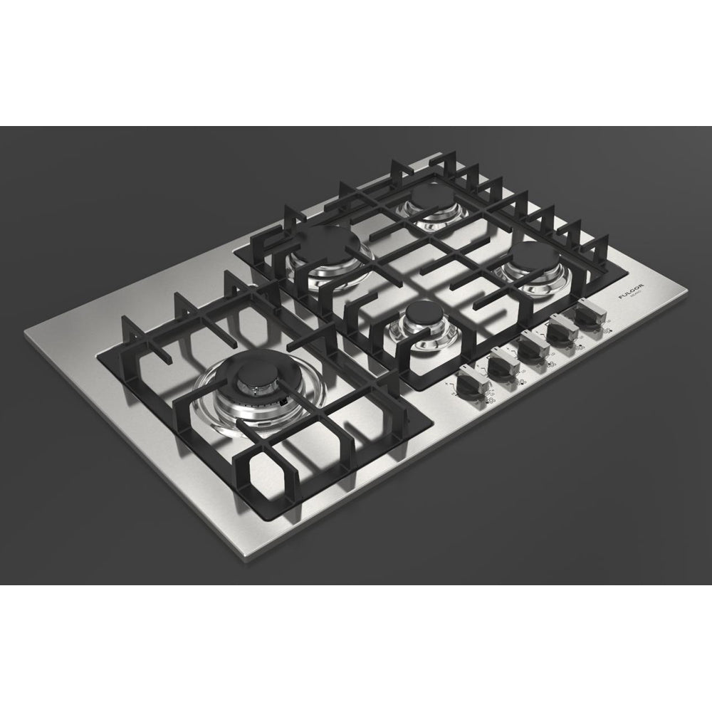 Fulgor Milano 30-Inch 5-Burner Gas Cooktop - 400 Series Stainless Steel (F4GK30S1) | Professional Kitchen Stove for Home Chefs & Cooking Enthusiasts