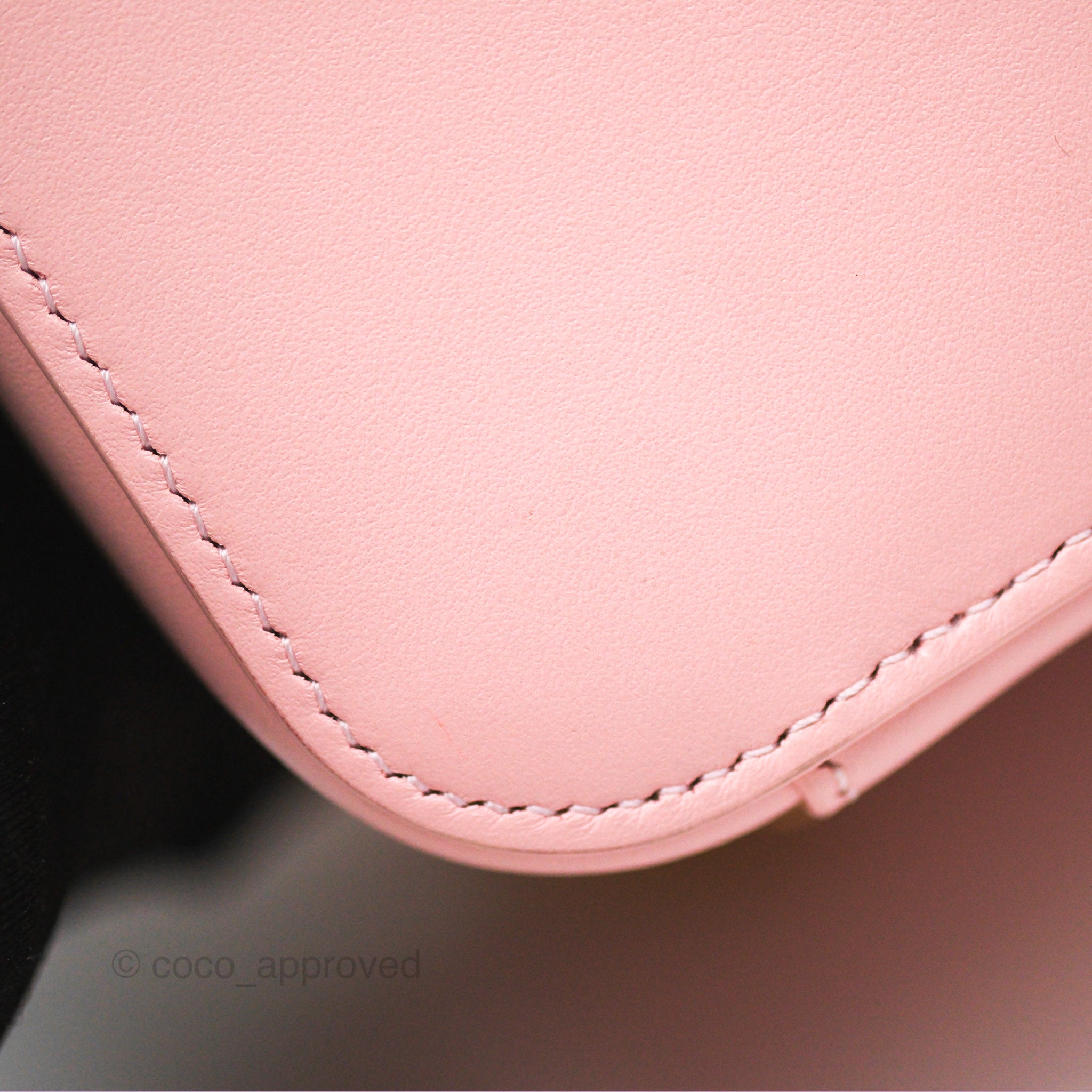 Celine Mini Vanity Case in Triomphe Smooth Calfskin Leather - Light Pink Crossbody Bag for Women | Perfect for Date Night, Travel & Everyday Use