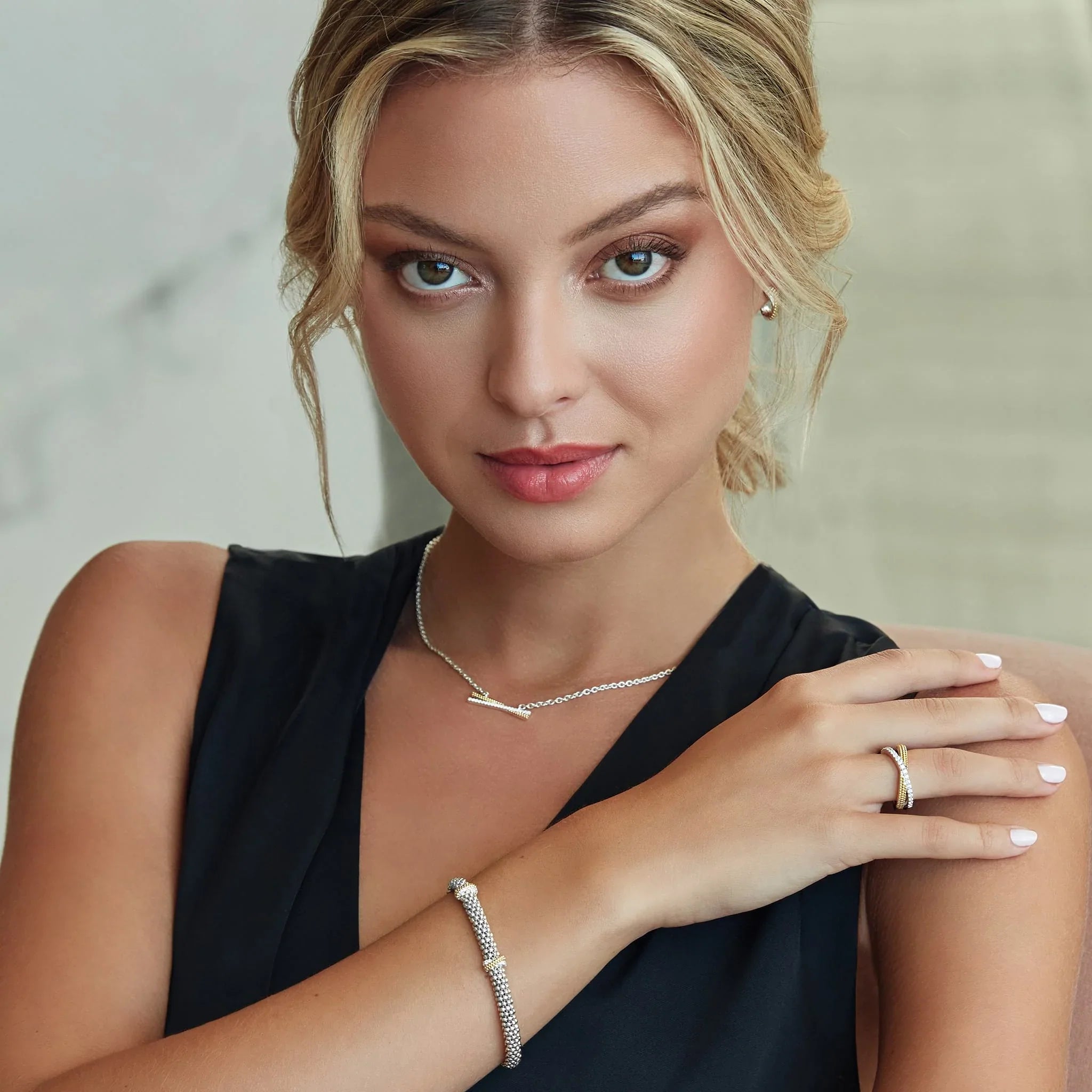 Luxury 6mm Double X Caviar Diamond Bracelet for Women - Elegant Gift for Anniversary, Wedding & Special Occasions