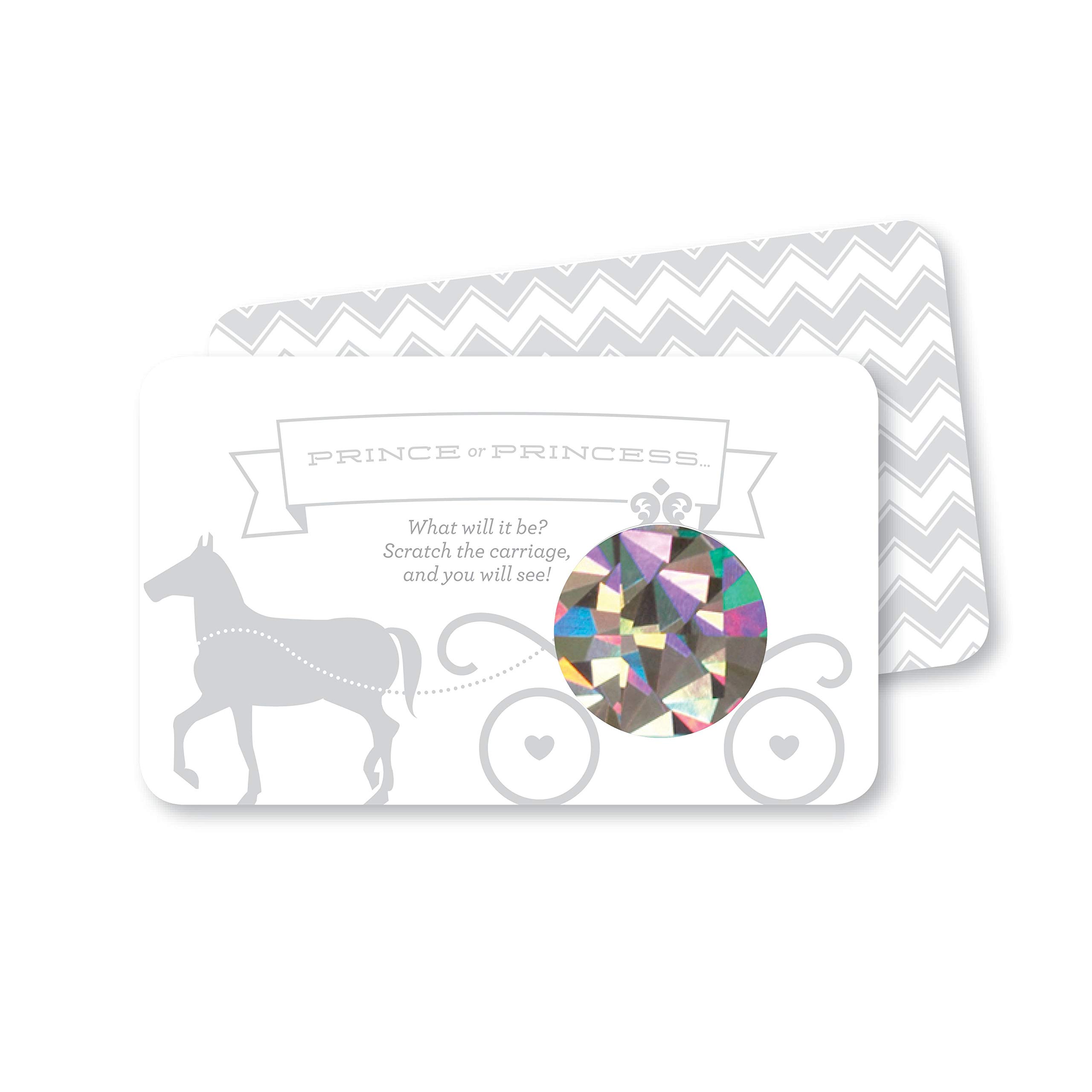 Gender Reveal Scratch Off Cards - Pack of 10 Baby Announcement Cards (2