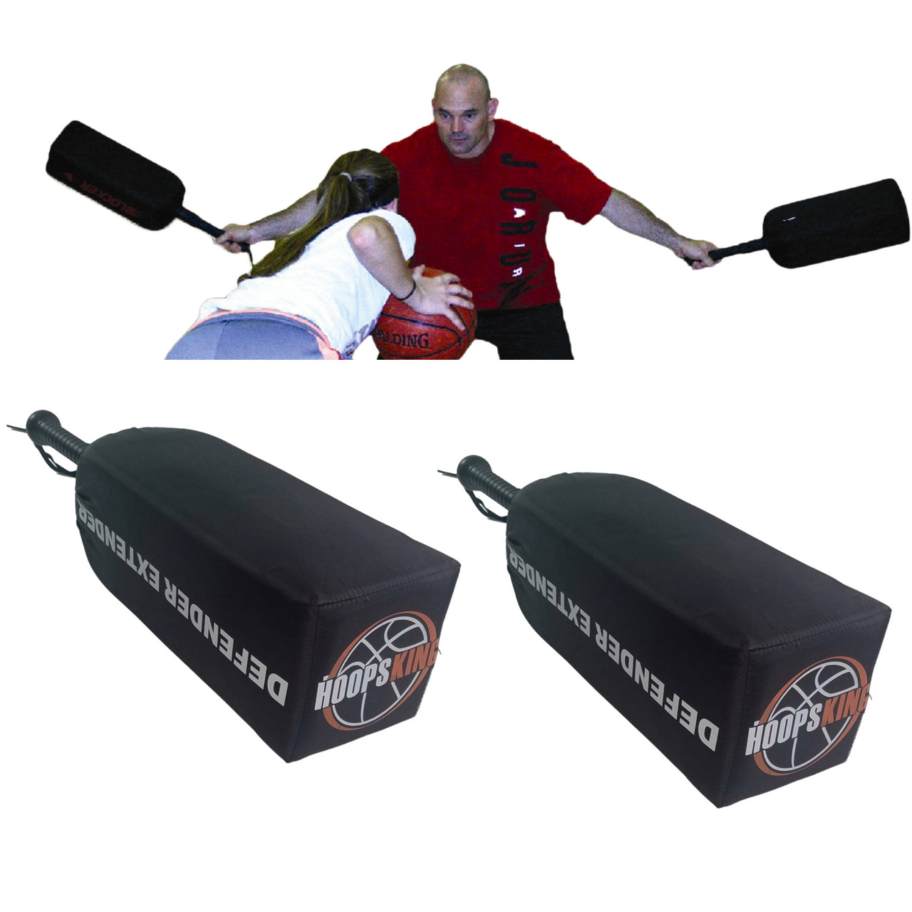 Defender Extender™ Basketball Training Pads - Adjustable Leg Pads for Basketball Players - Improve Shooting Form & Protect Knees - Perfect for Practice, Training & Games