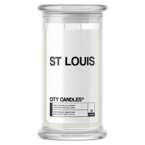 All Natural Soy Wax Candles 21oz Jar - 30+ Scents, Made in USA | City Candles St Louis NOJ Aloha! for Home Decor, Relaxation & Aromatherapy