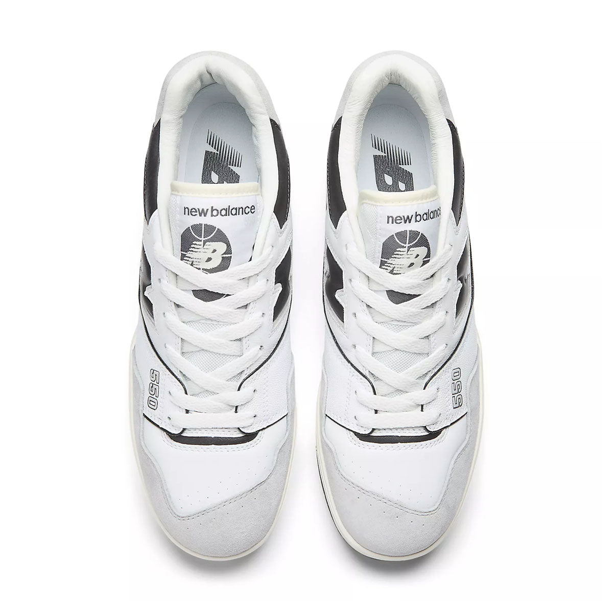 550 White Black Sneakers - Comfortable Casual Shoes for Men & Women | Perfect for Running, Walking, and Everyday Wear