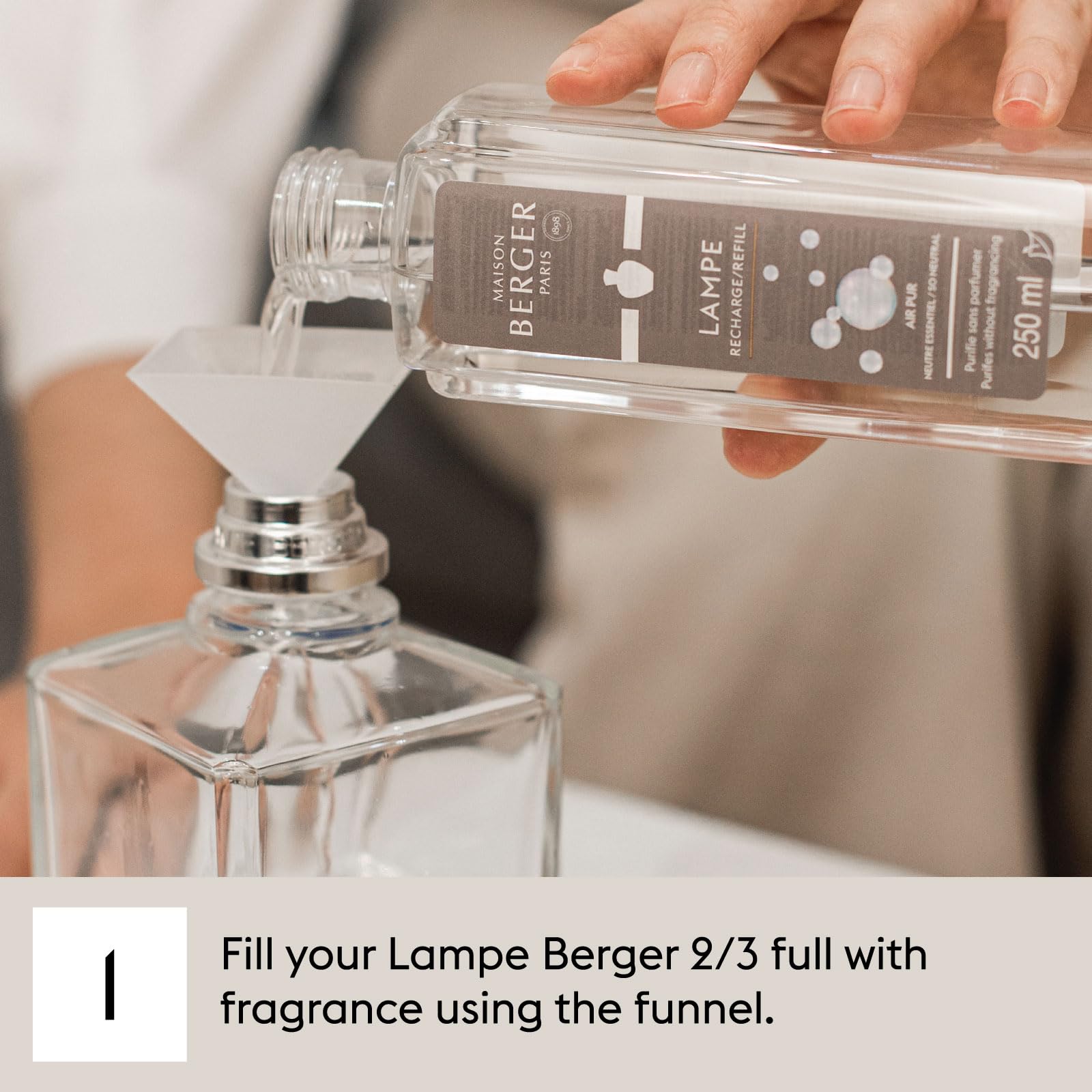 Maison Berger Velvet of Orient Fragrance Refill - 16.9 oz (500ml) Home Scented Oil for Lampe Berger Diffusers - Long-Lasting Air Freshener for Living Room, Bedroom & Office