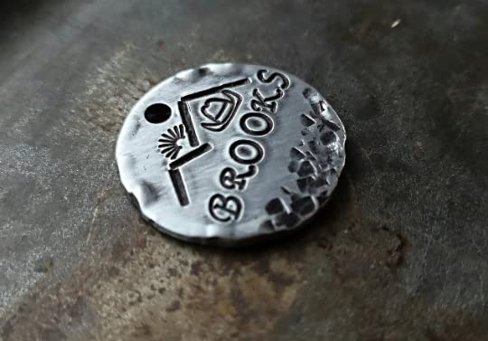 Western Cowboy Dog Tag - Hand Stamped Pet ID Tag for Dogs & Cats - Outdoor Adventures