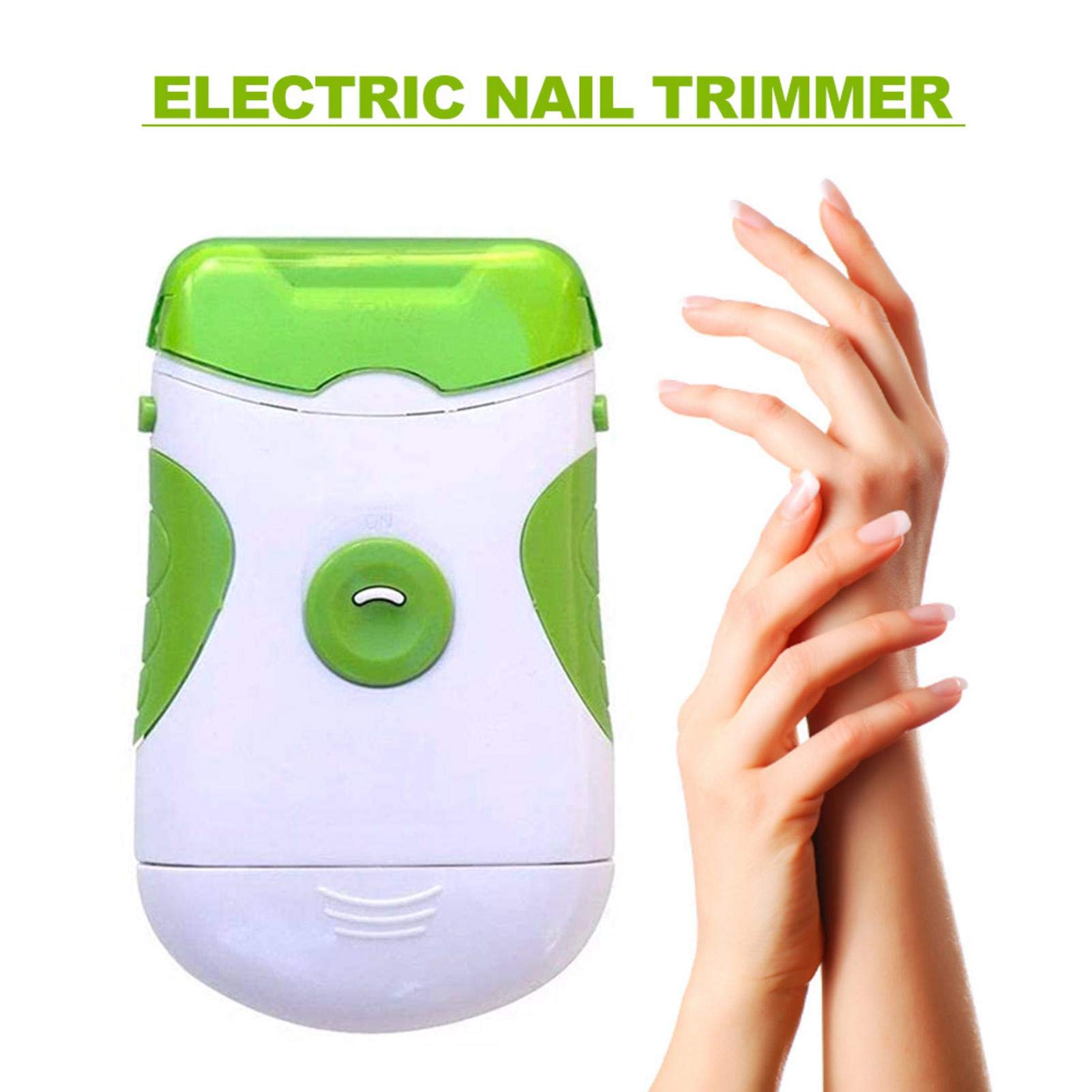 Electric Nail Trimmer & Clipper Set for Adults & Kids - 2-in-1 Manicure Pedicure Tool with Nail File - Safe Electric Nail Cutter for Newborns, Babies & Adults - Perfect for Home Use, Travel & Salon Care